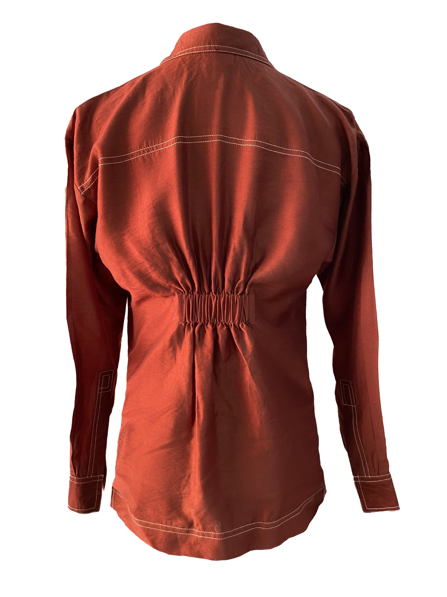 Caramel Silk Shirt