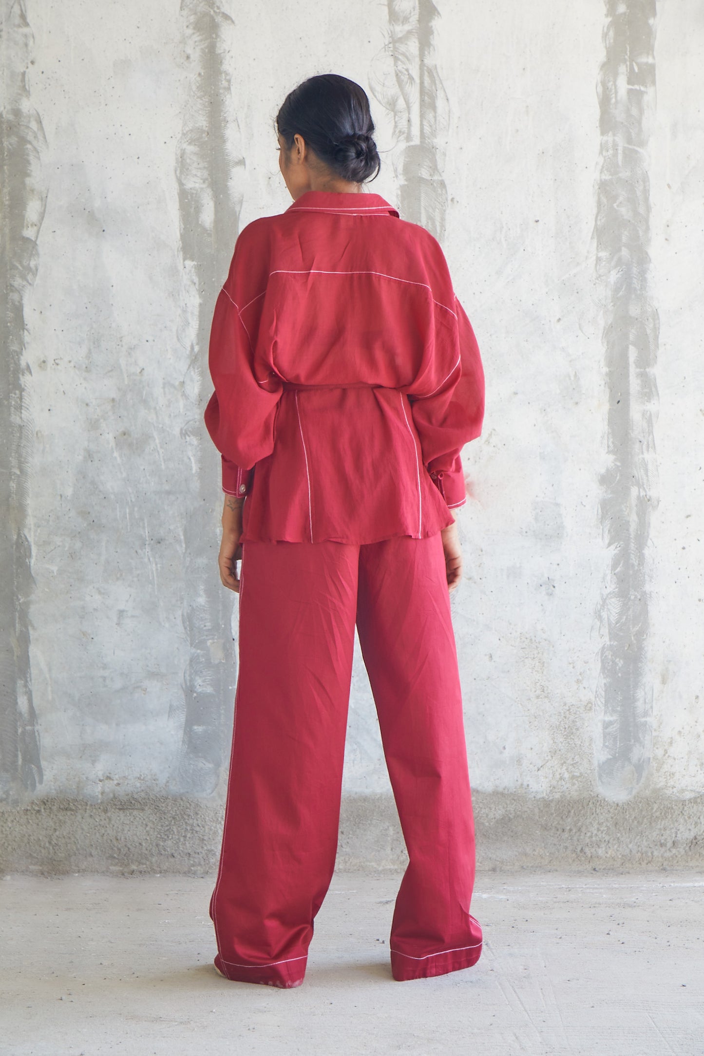 Maroon Co-ord - B E N N C H