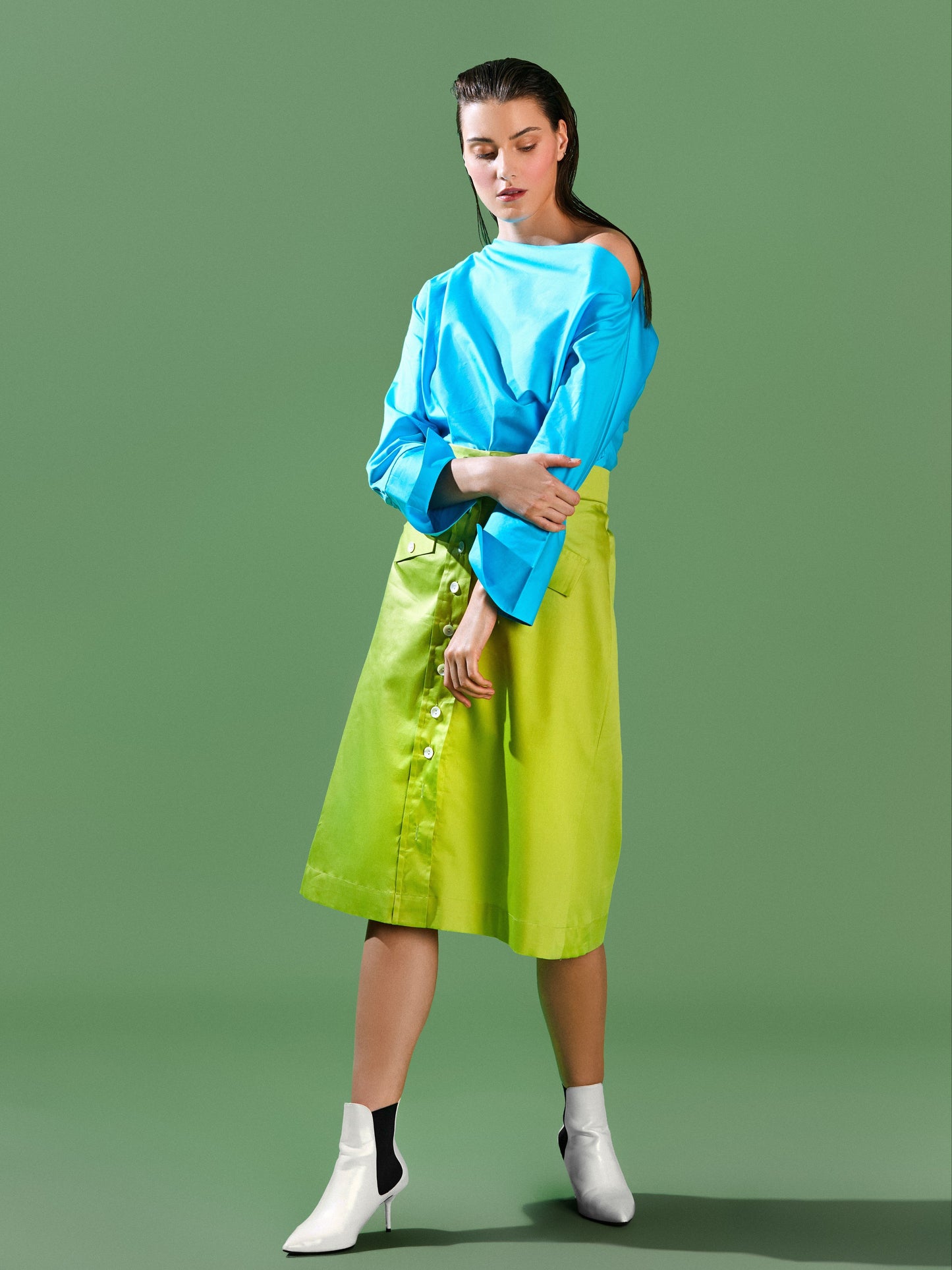 Button Down Skirt - B E N N C H