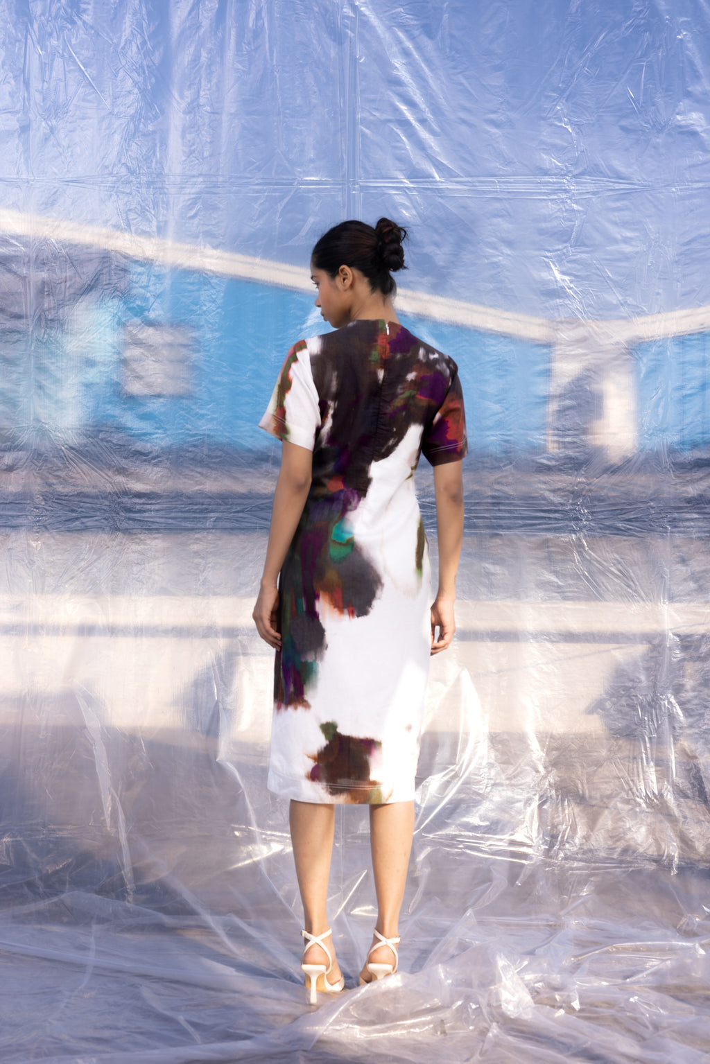 Rain Draped Dress-BENNCH