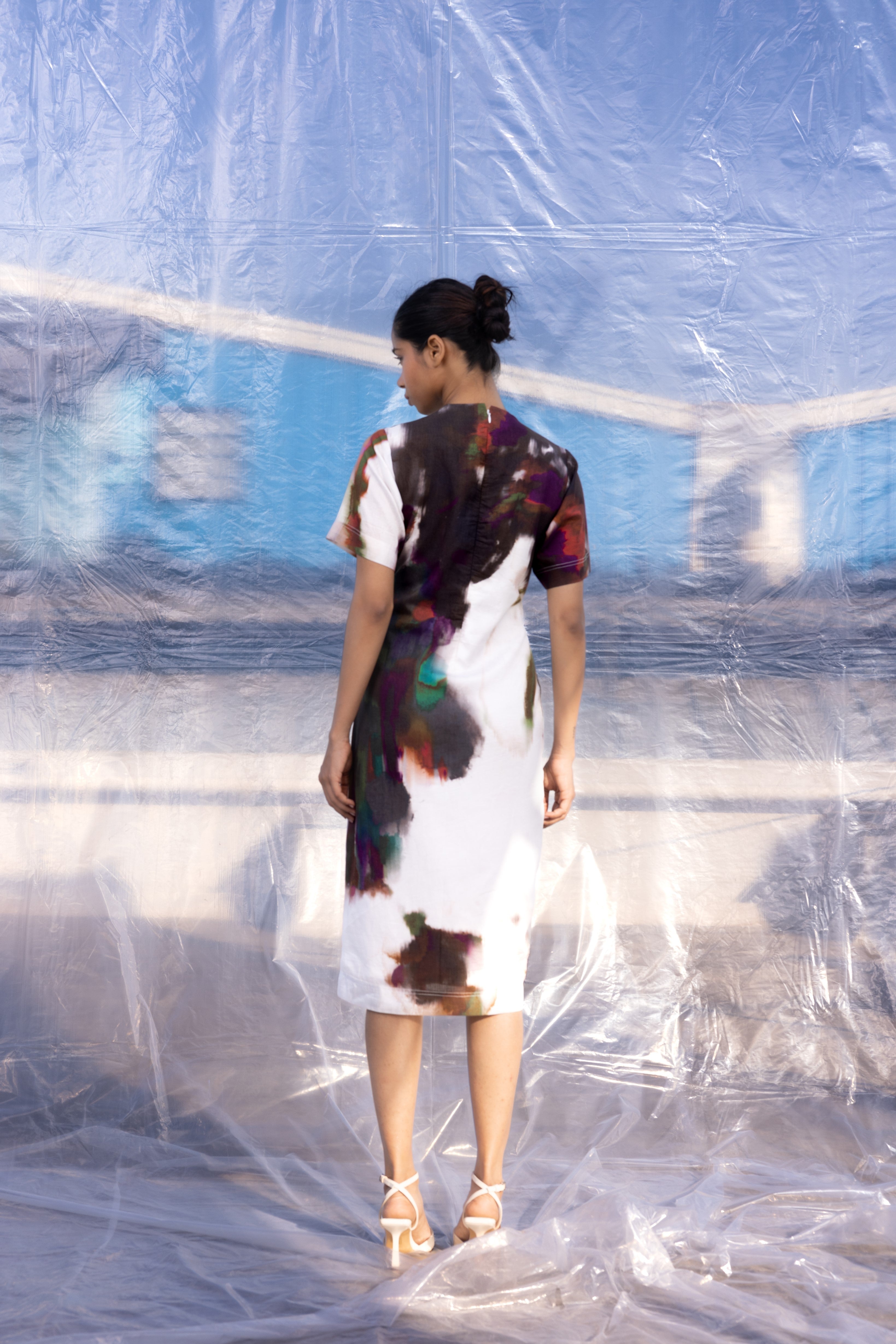 Rain Draped Dress-BENNCH
