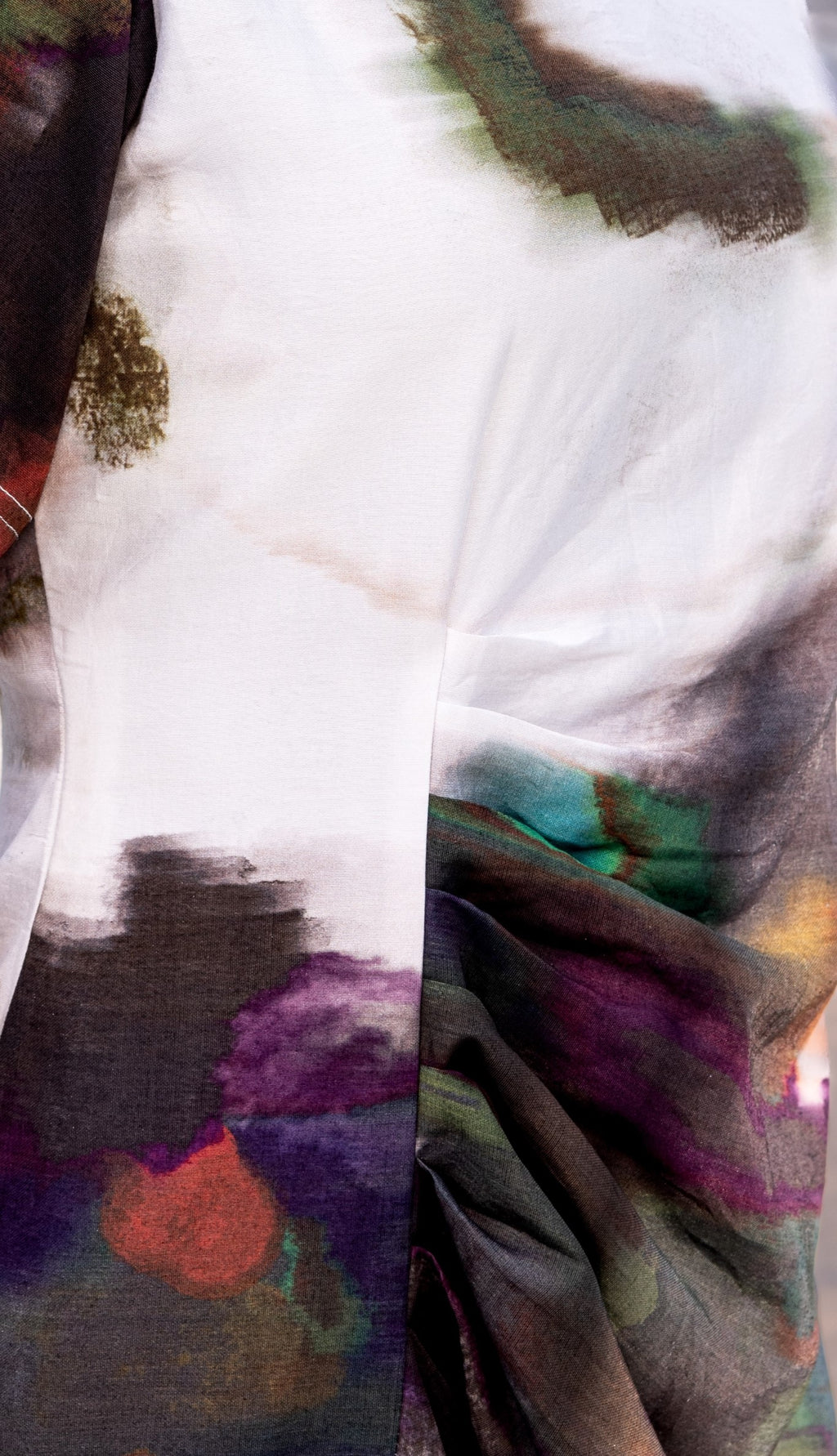 Rain Draped Dress-BENNCH