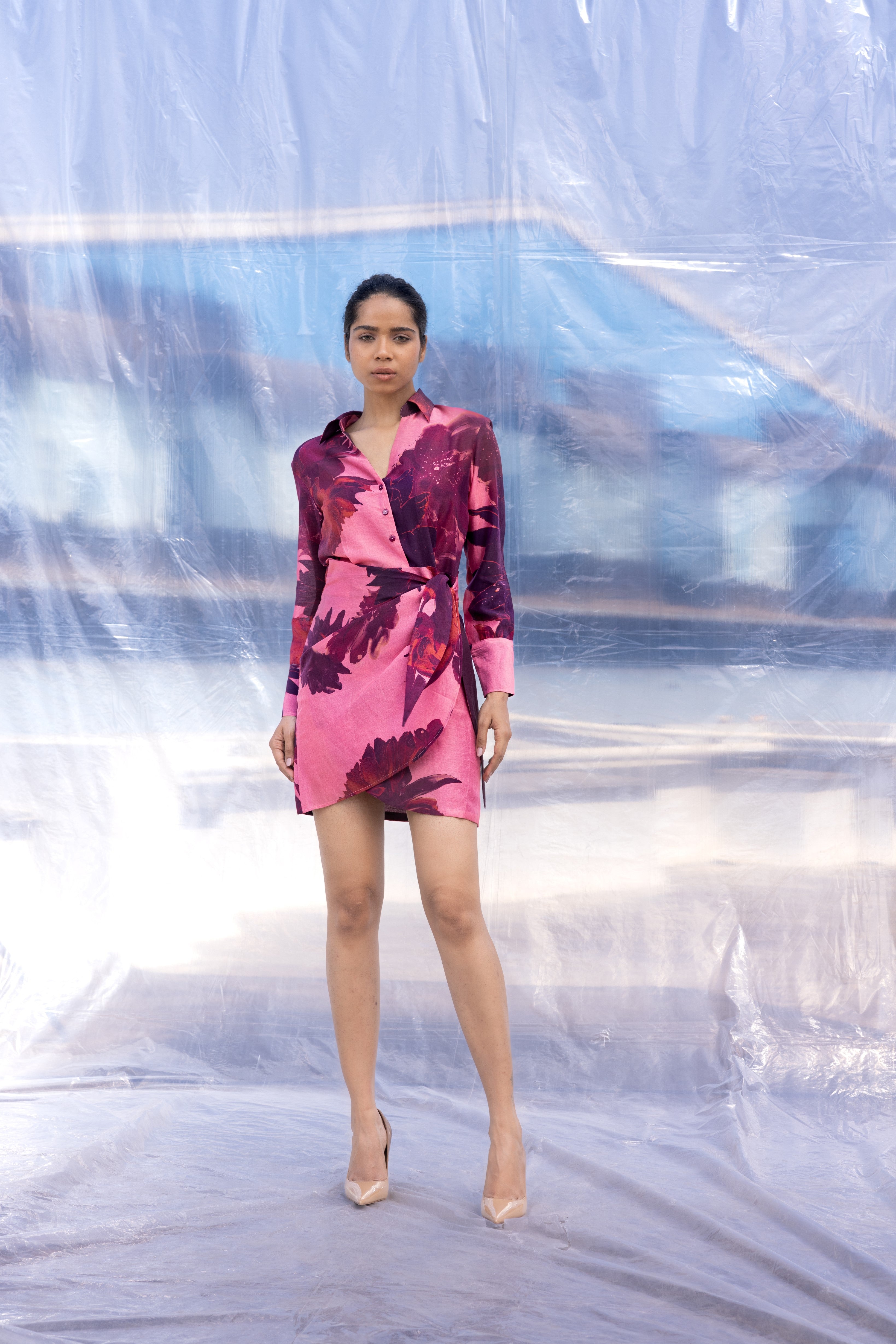 Dahlia Wrap Dress-BENNCH