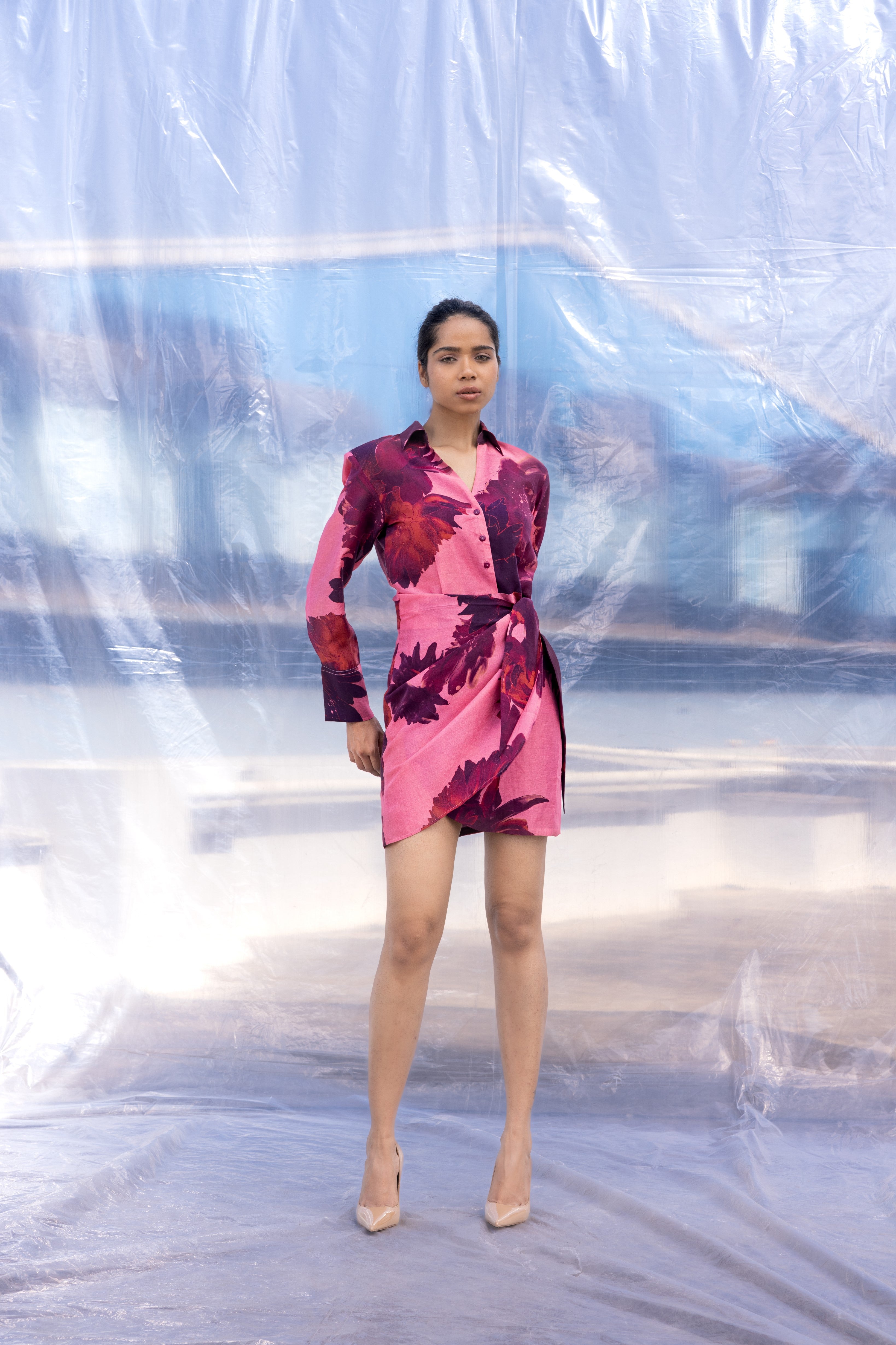 Dahlia Wrap Dress-BENNCH