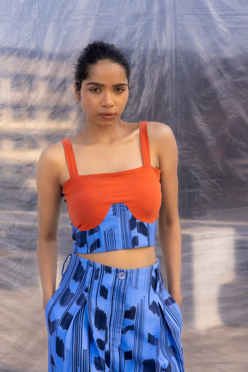 Candy Scribble Crop Top-BENNCH