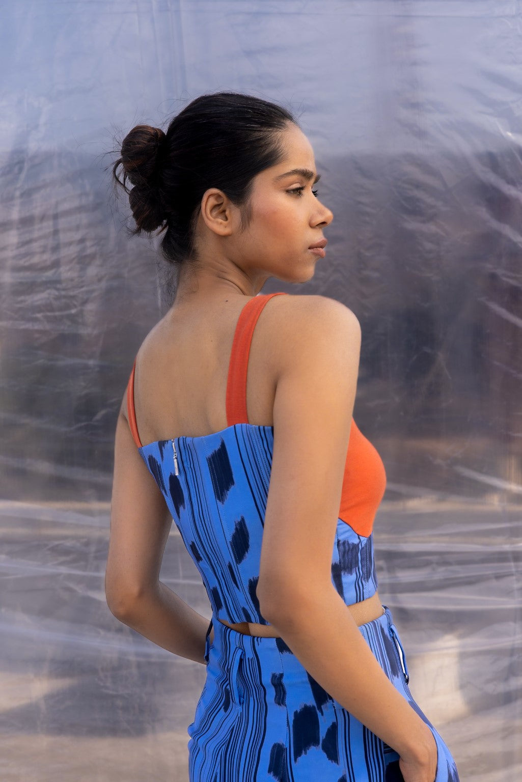 Candy Scribble Crop Top-BENNCH