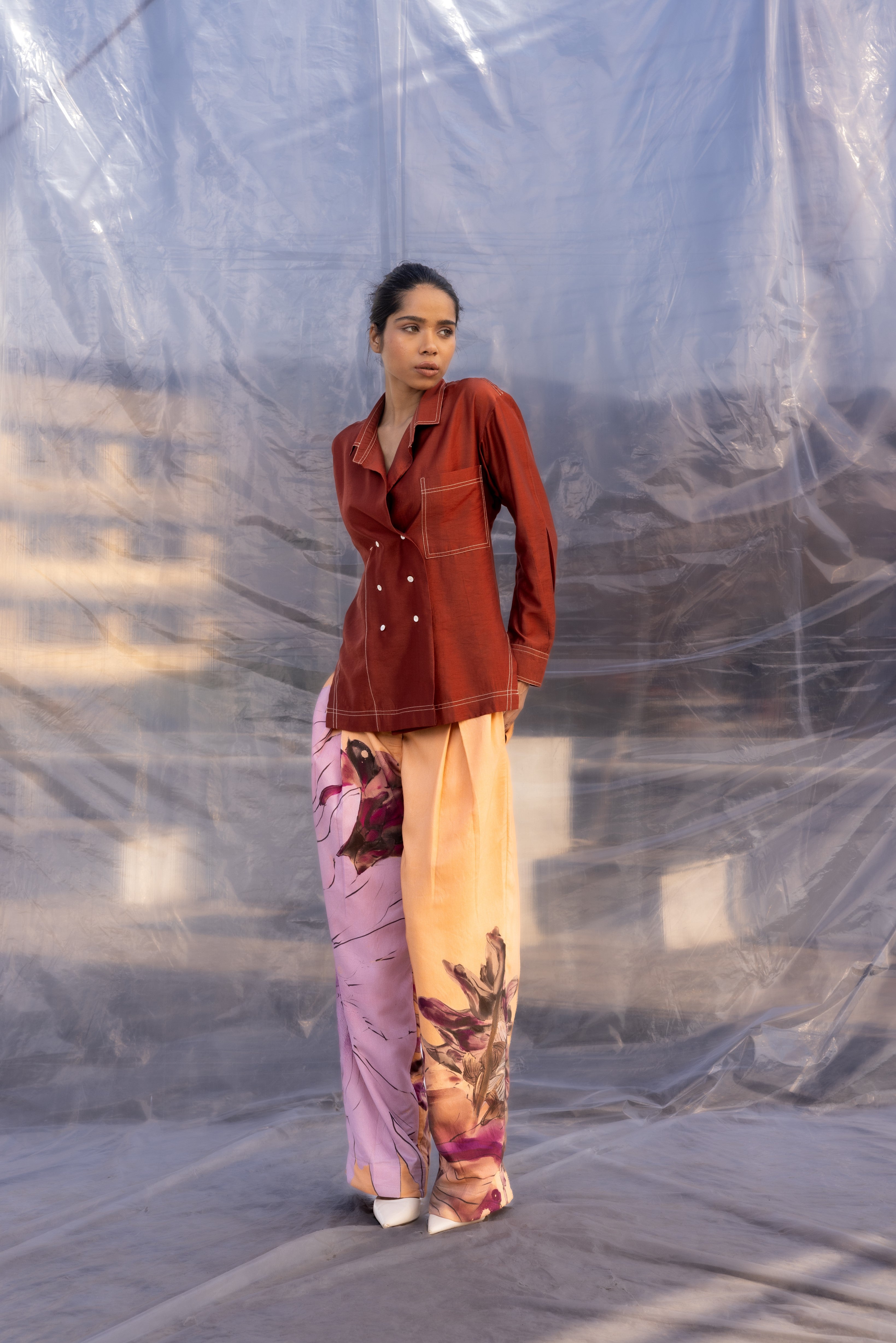 Dahlia Peach Pants-BENNCH