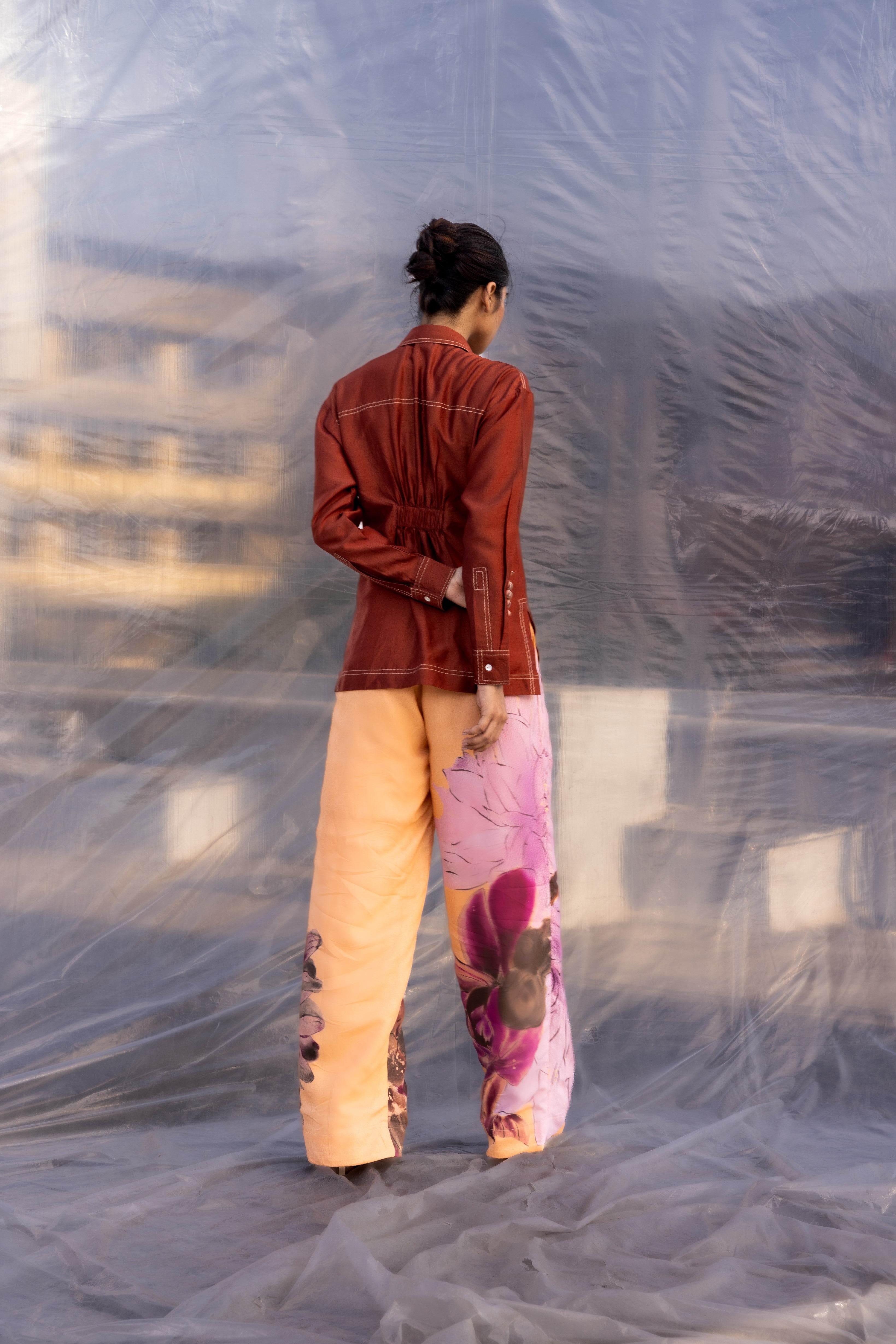 Dahlia Peach Pants-BENNCH
