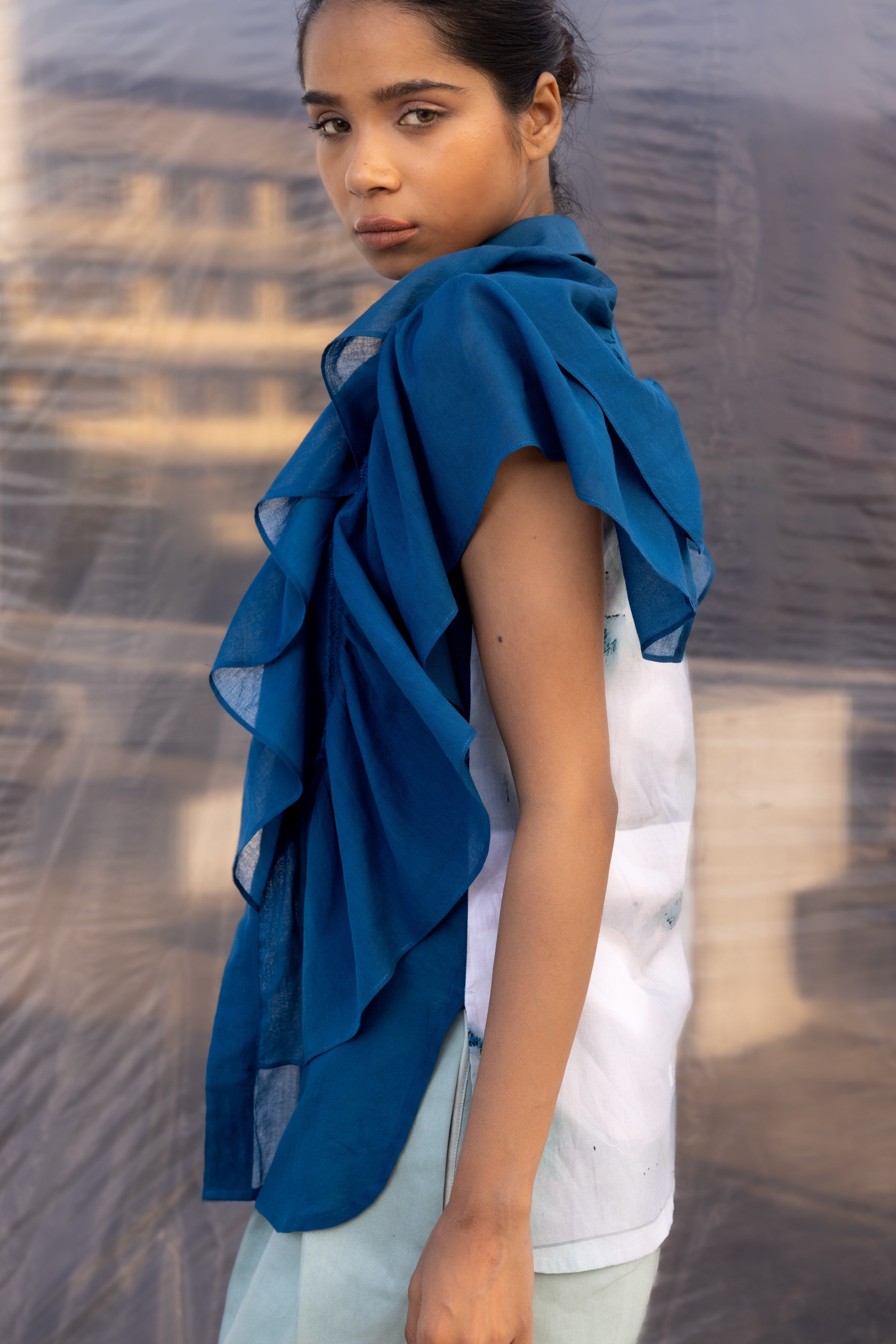 Modern Frill Shirt-BENNCH