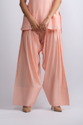 Handloom Chanderi Wide-Leg Farshi Salwar