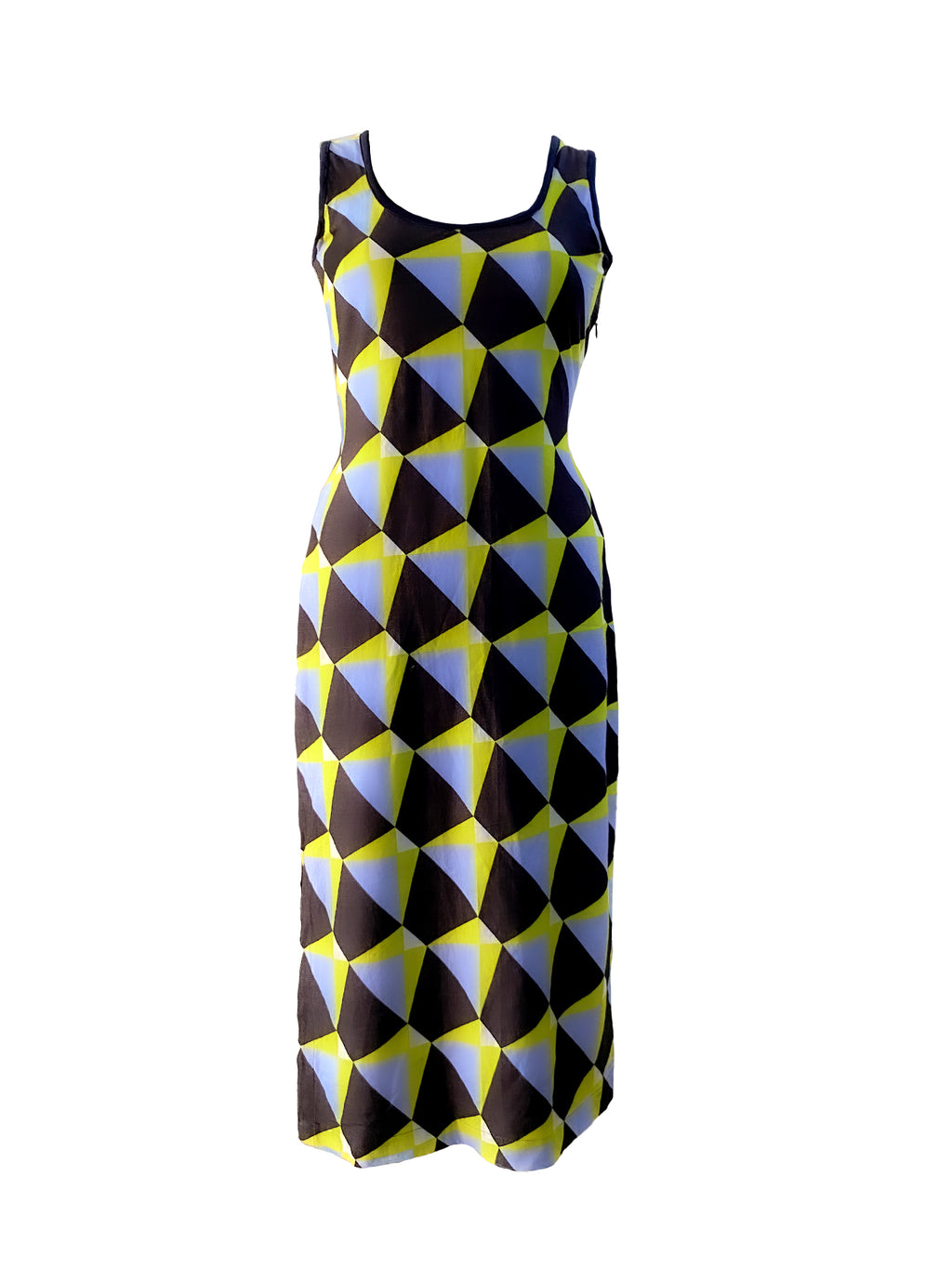 Art Deco Jersey Dress-BENNCH