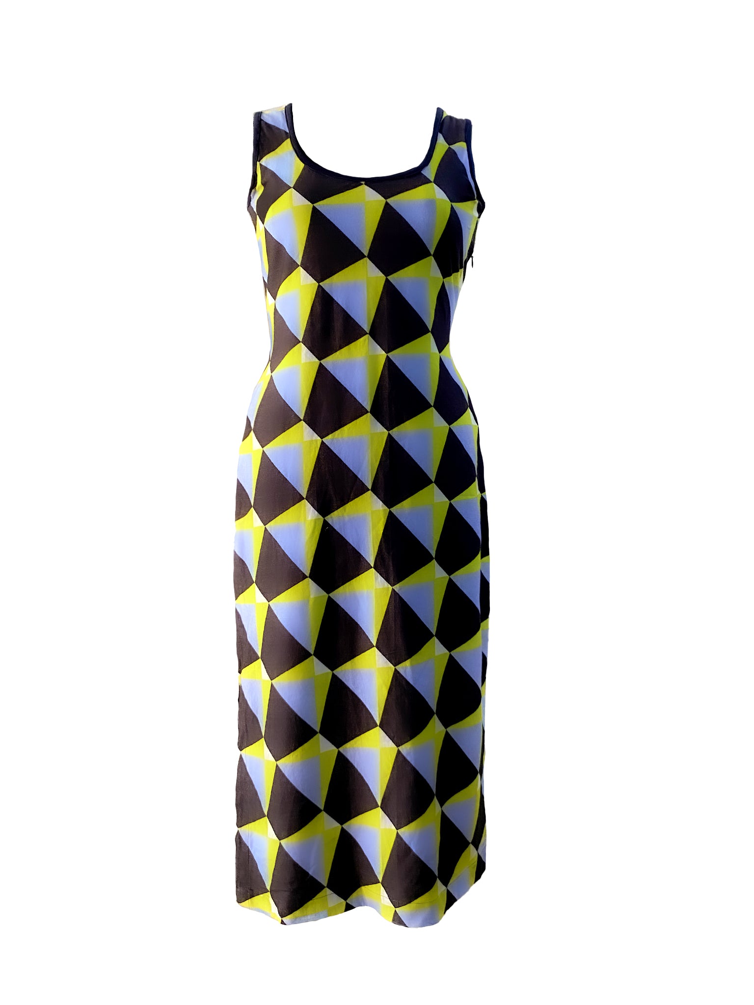 Art Deco Jersey Dress-BENNCH