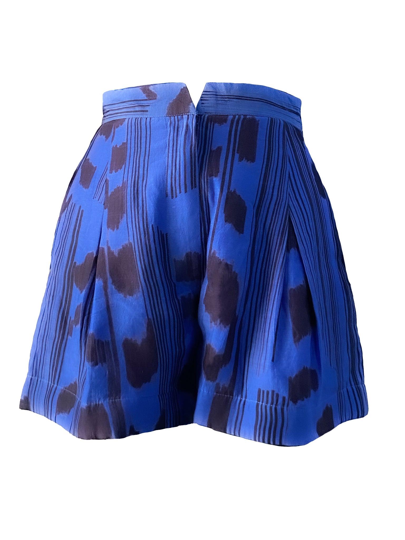 Cobalt Scribble Shorts-BENNCH