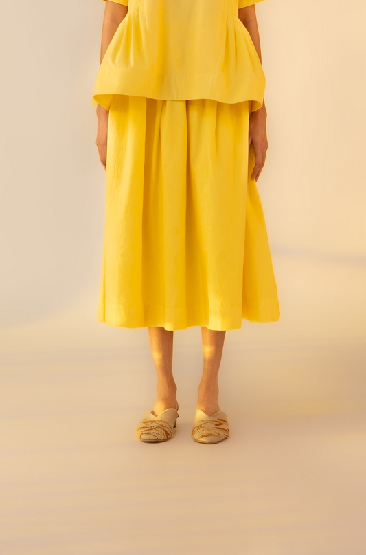 Yellow Peasant Skirt