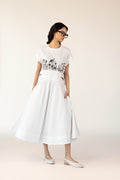 White Bloom Dress-BENNCH