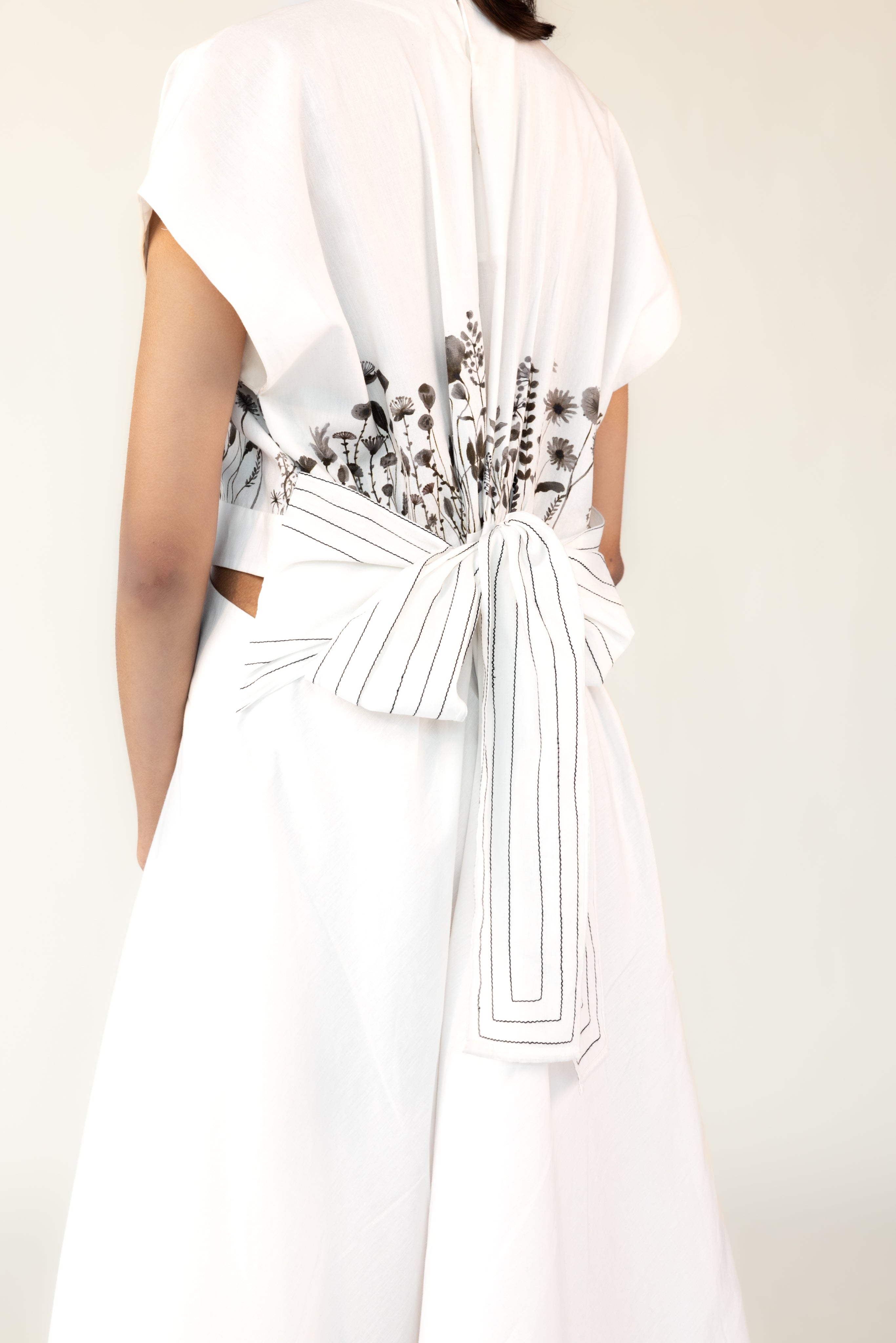 White Bloom Dress-BENNCH