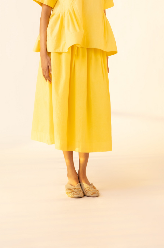 Yellow Peasant Skirt