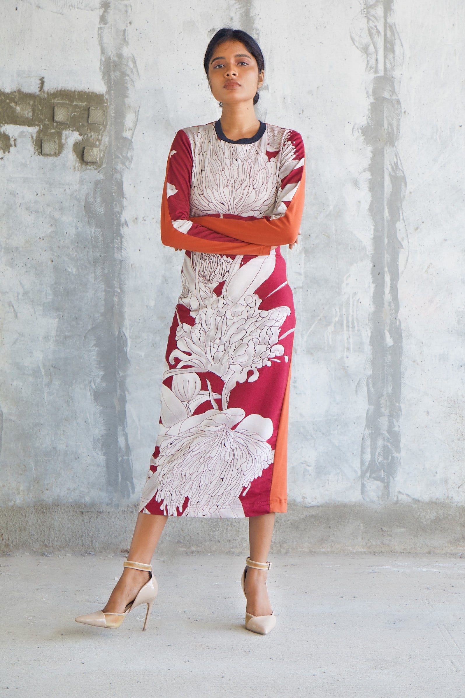 Protea Dual Tone Dress-BENNCH