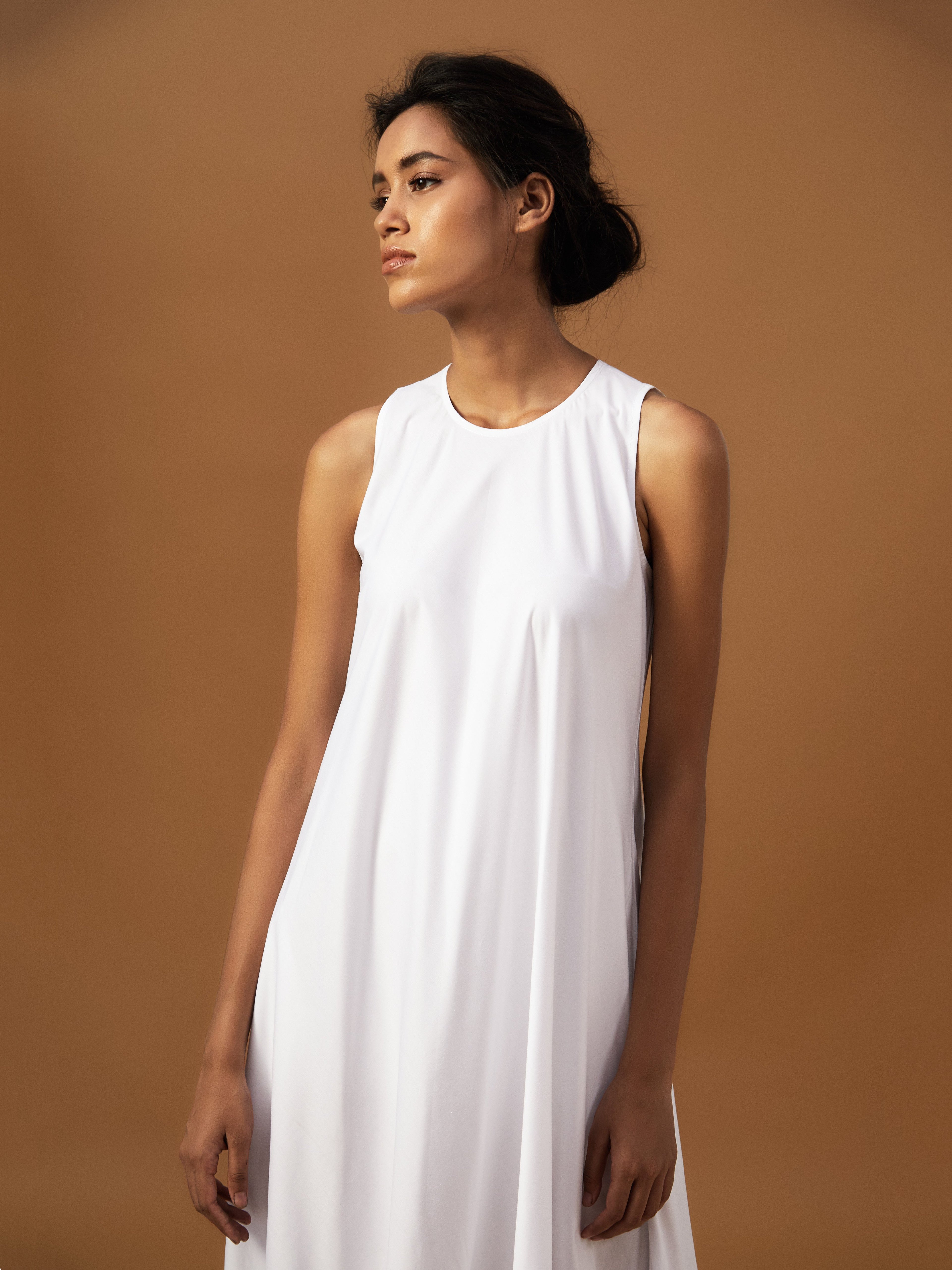 White Maxi Dress-BENNCH