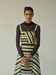 Striped Top and Skirt Set - B E N N C H
