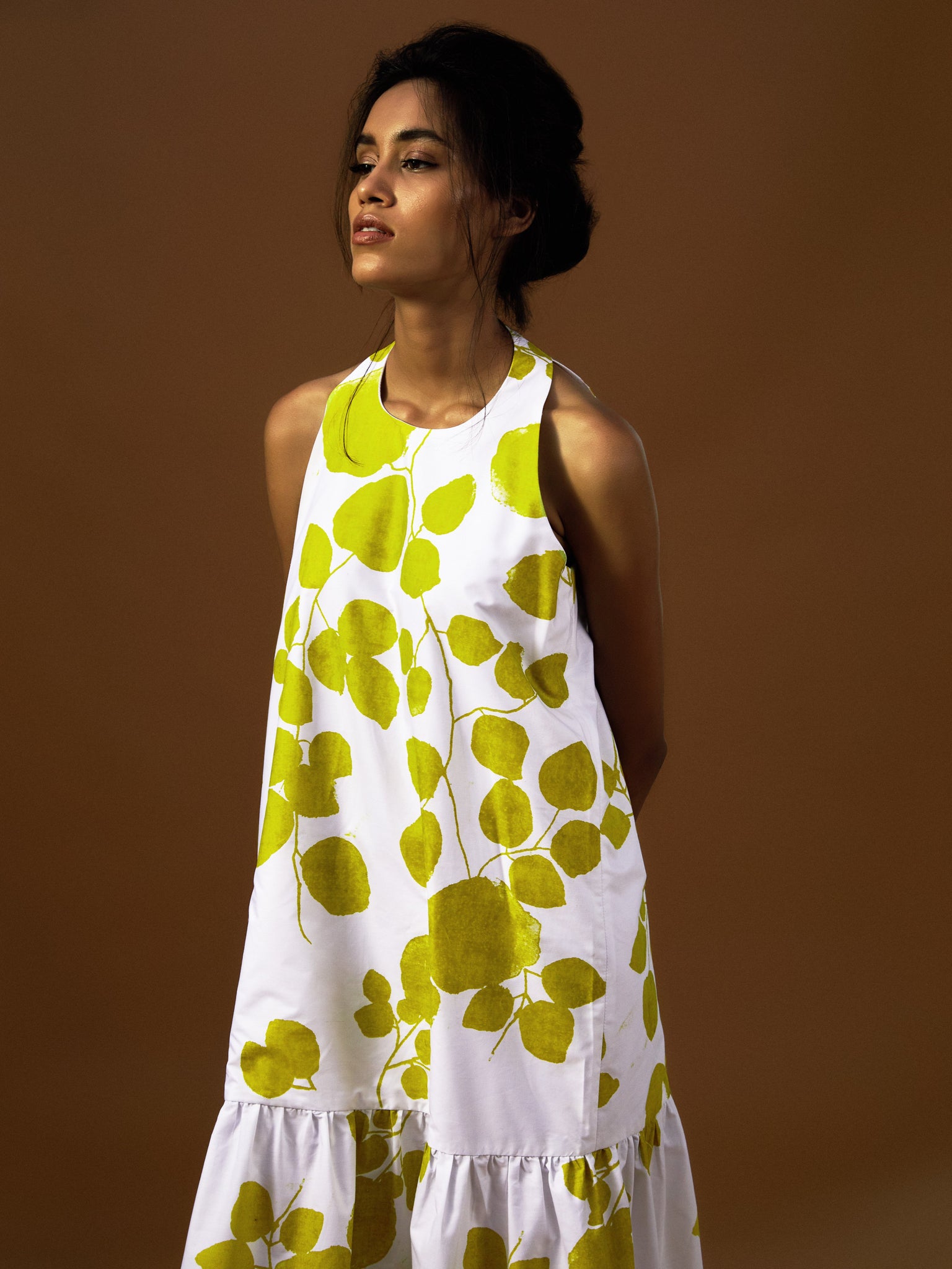 サラマリカ】LEAF PRINT GATHER DRESS www.misforwomen.com