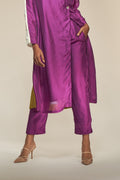 Purple Silk Pants-BENNCH