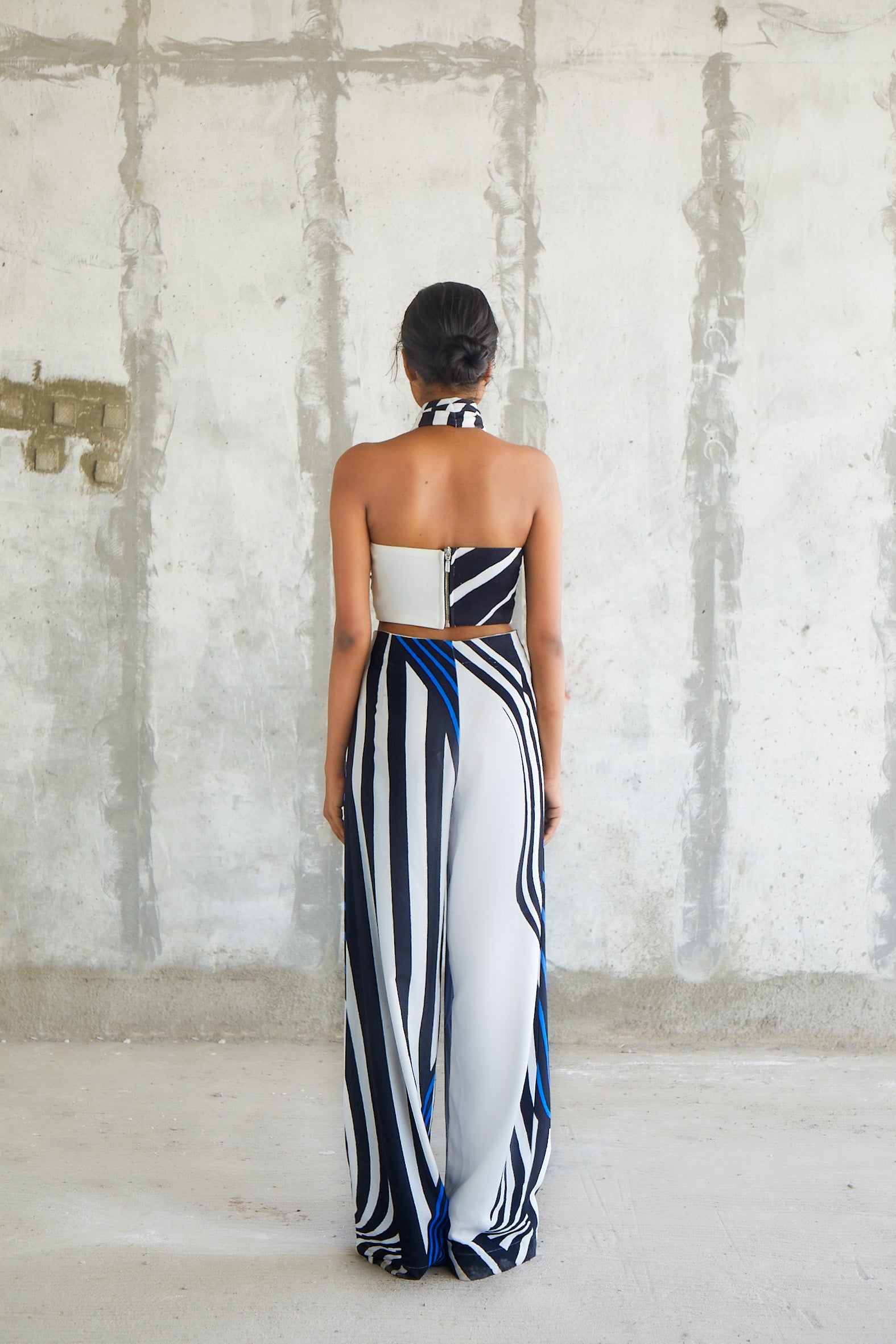Striped Crop Co-ord-BENNCH