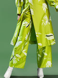 Dry Leaf Print Pants-BENNCH