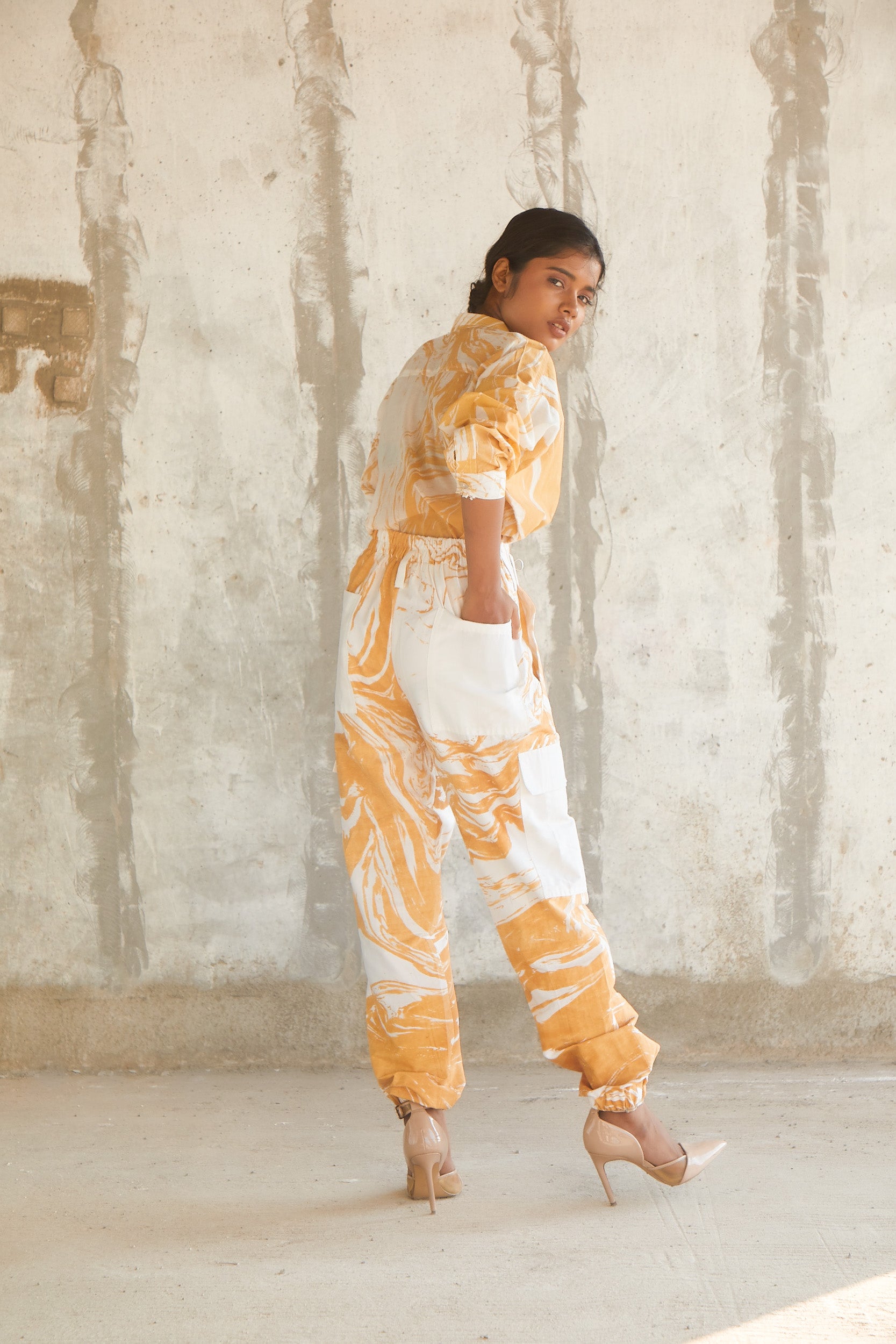 Marble Joggers Co-ord-BENNCH