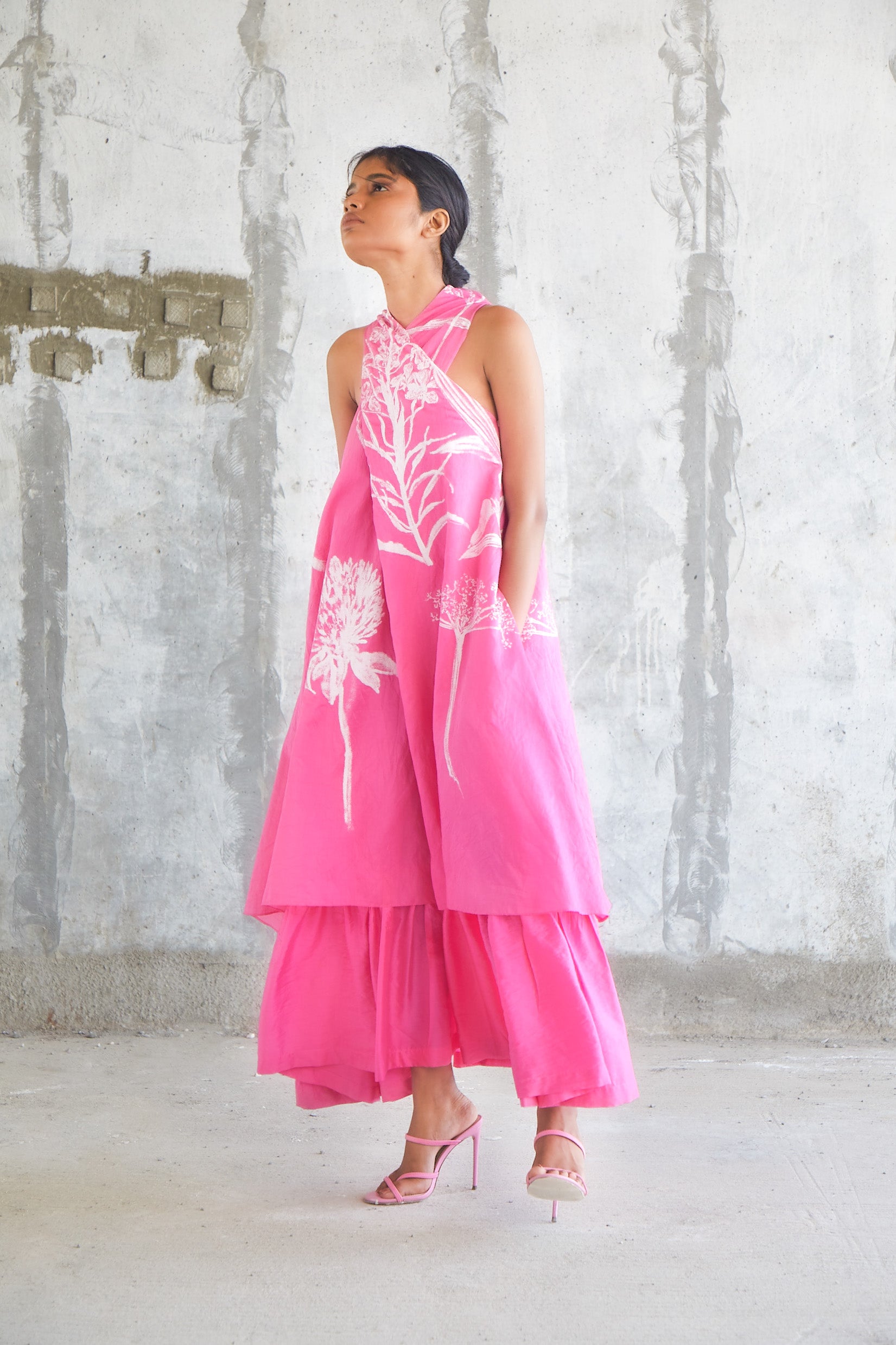 Botanic Scarf Dress-BENNCH