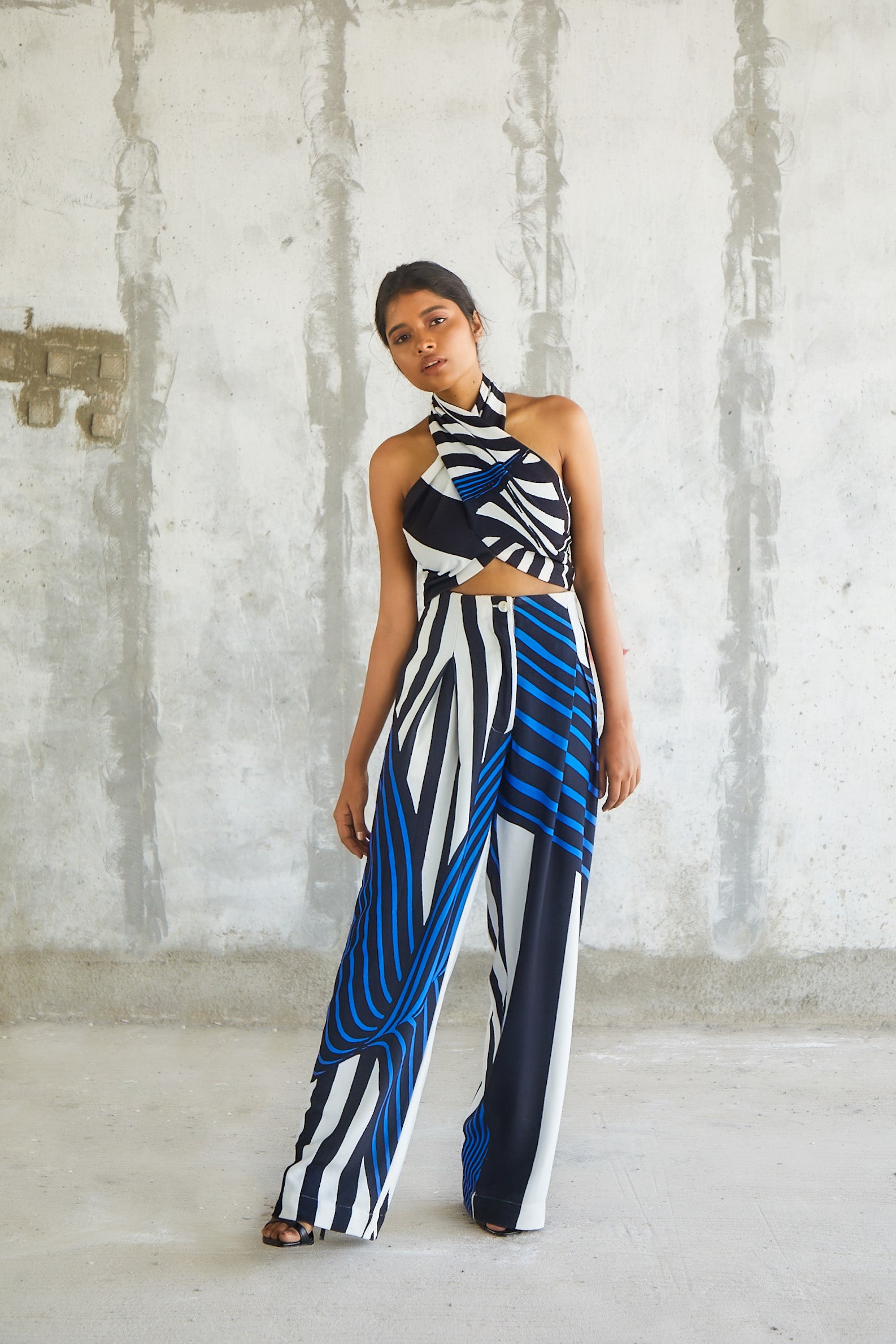 Striped Crop Co-ord-BENNCH