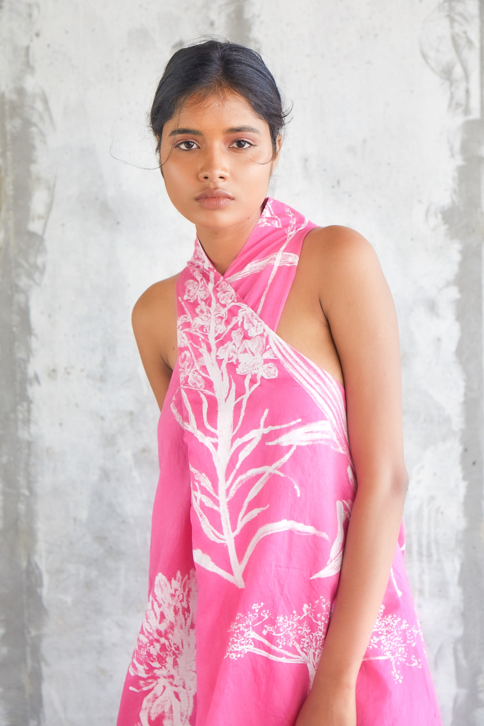 Botanic Scarf Dress-BENNCH