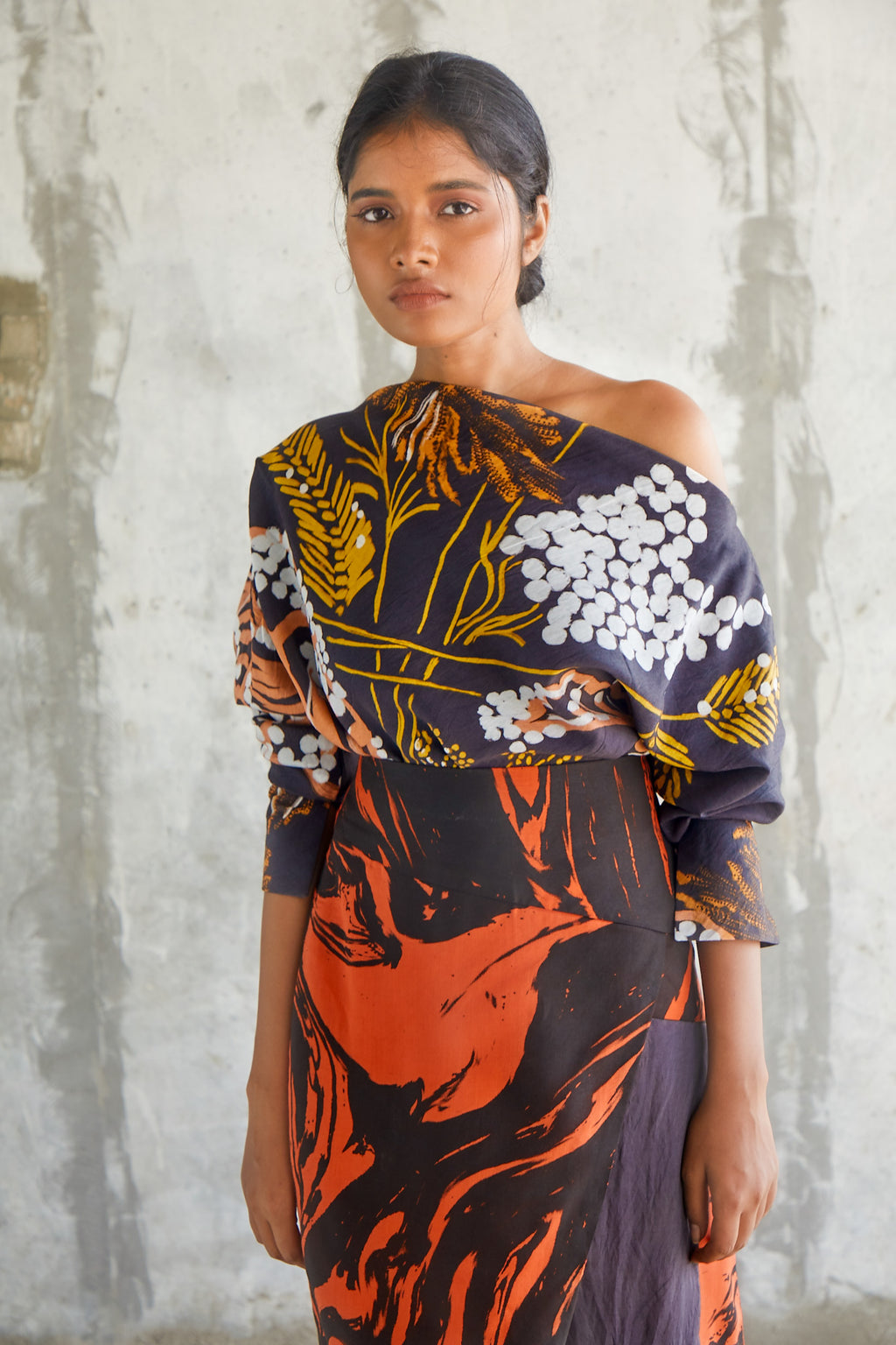 Windowleaf Off Shoulder Top-BENNCH