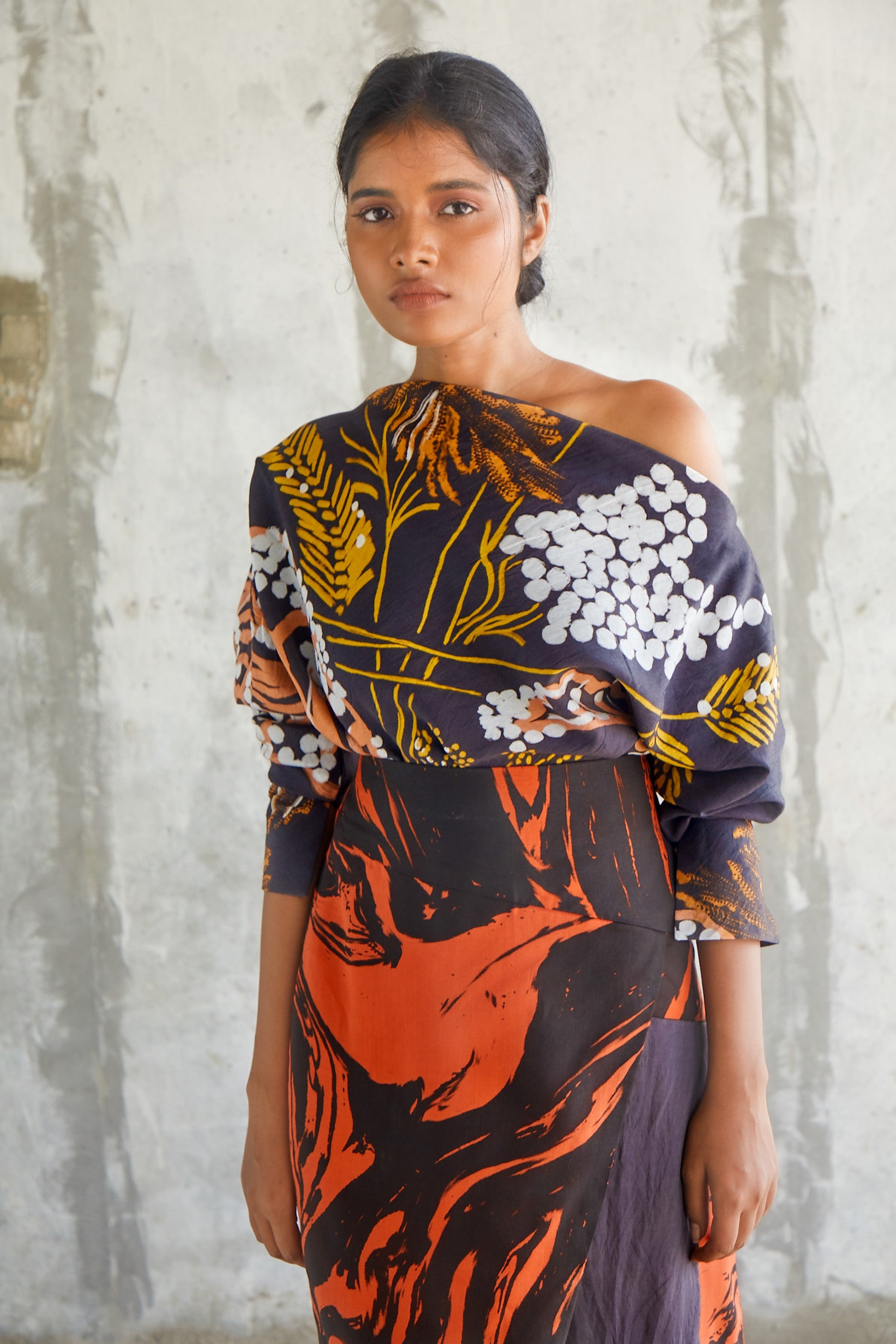 Windowleaf Off Shoulder Top-BENNCH
