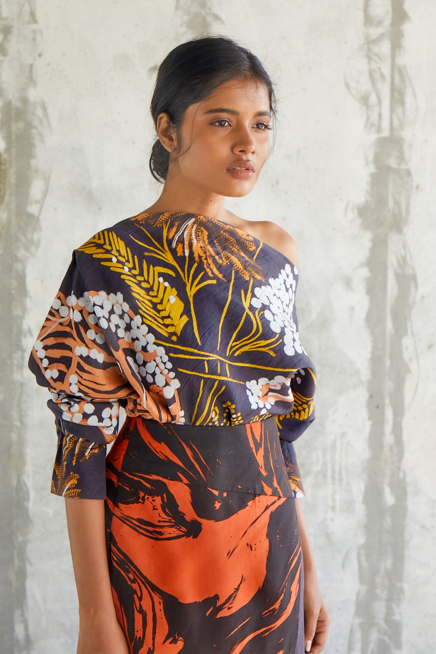 Windowleaf Off Shoulder Top-BENNCH