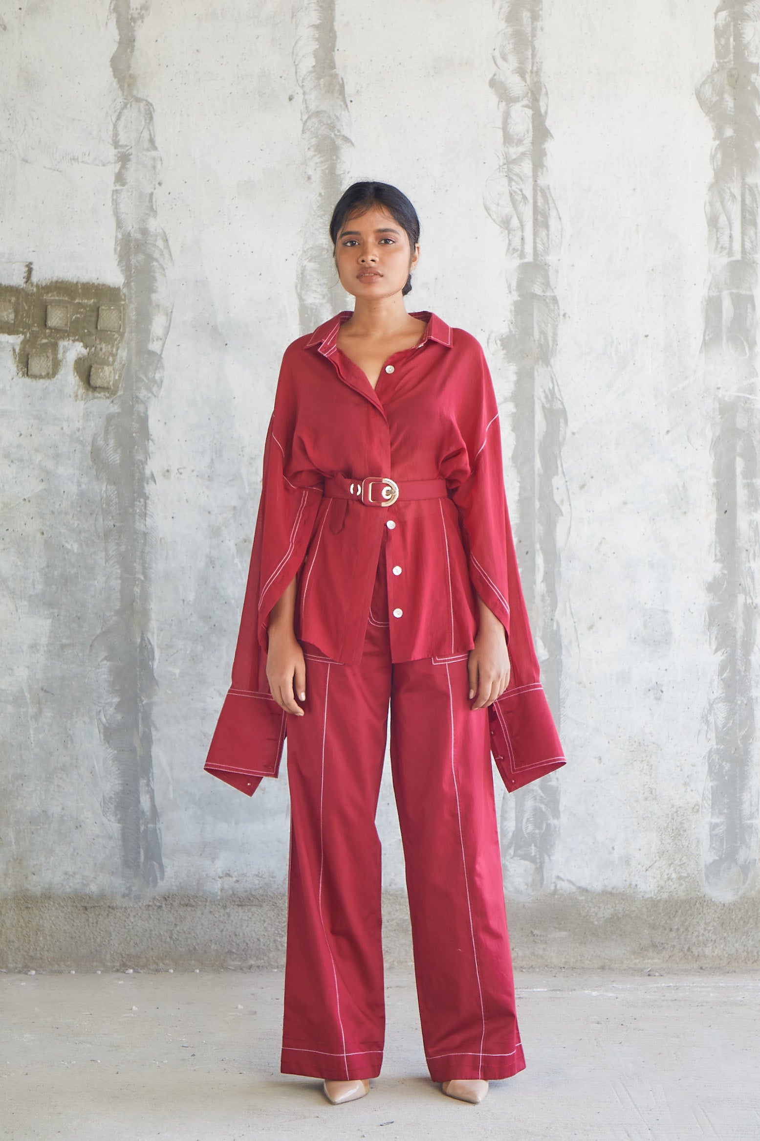 Maroon Co-ord-BENNCH