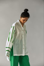 Load image into Gallery viewer, Kelly Green Striped Shirt - B E N N C H