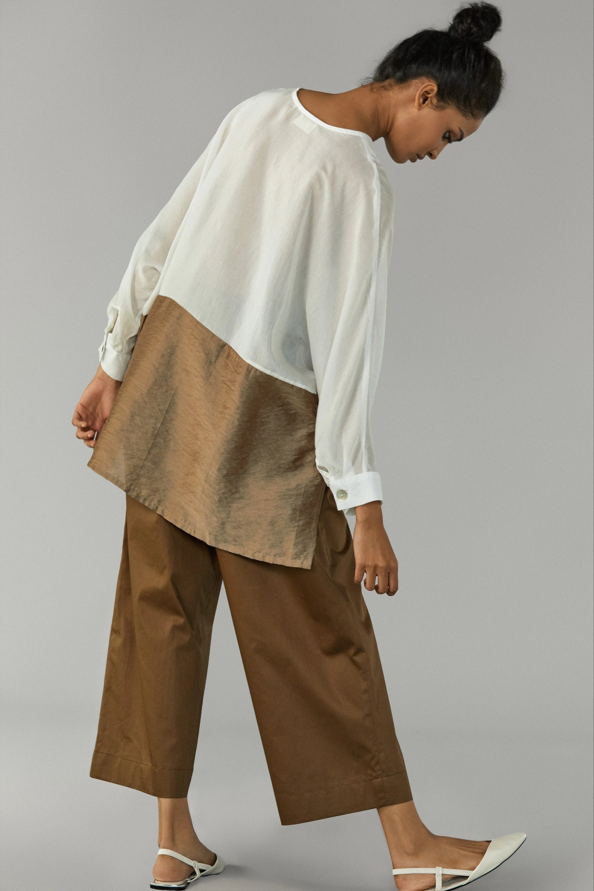 Sample of Brown Cotton Pants - B E N N C H