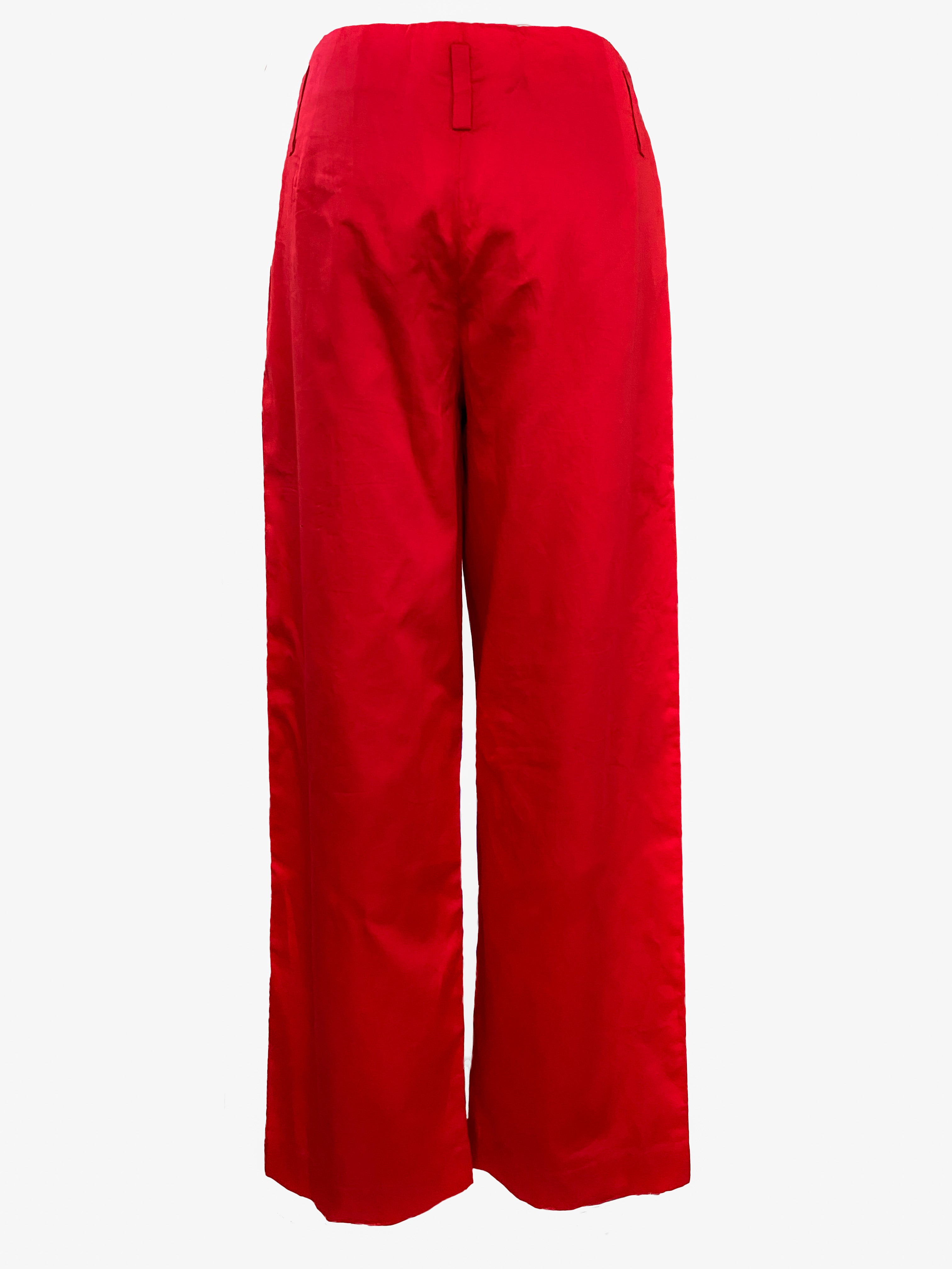 Solid Red Pants-BENNCH