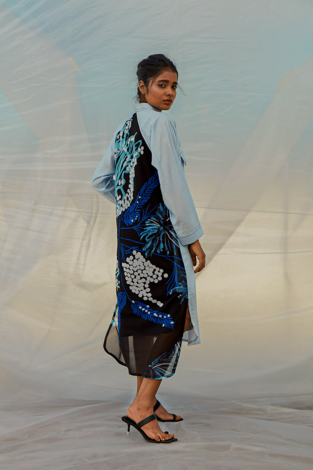 Sky Windowleaf Dress-BENNCH