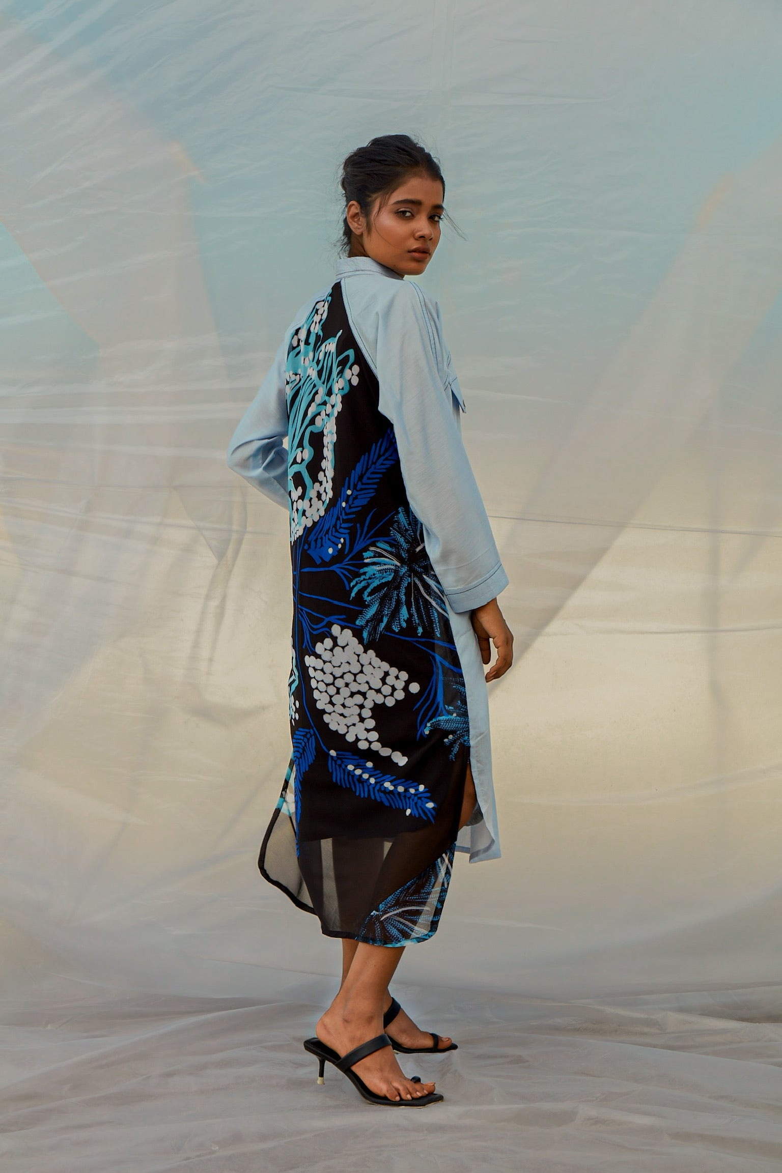 Sky Windowleaf Dress-BENNCH