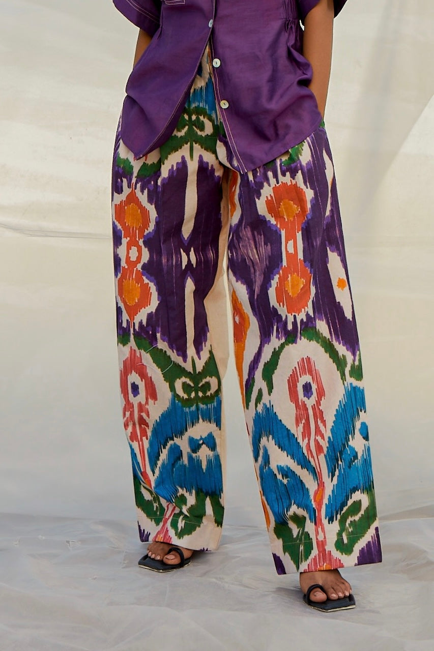 Multicolour Sketch Pants-BENNCH
