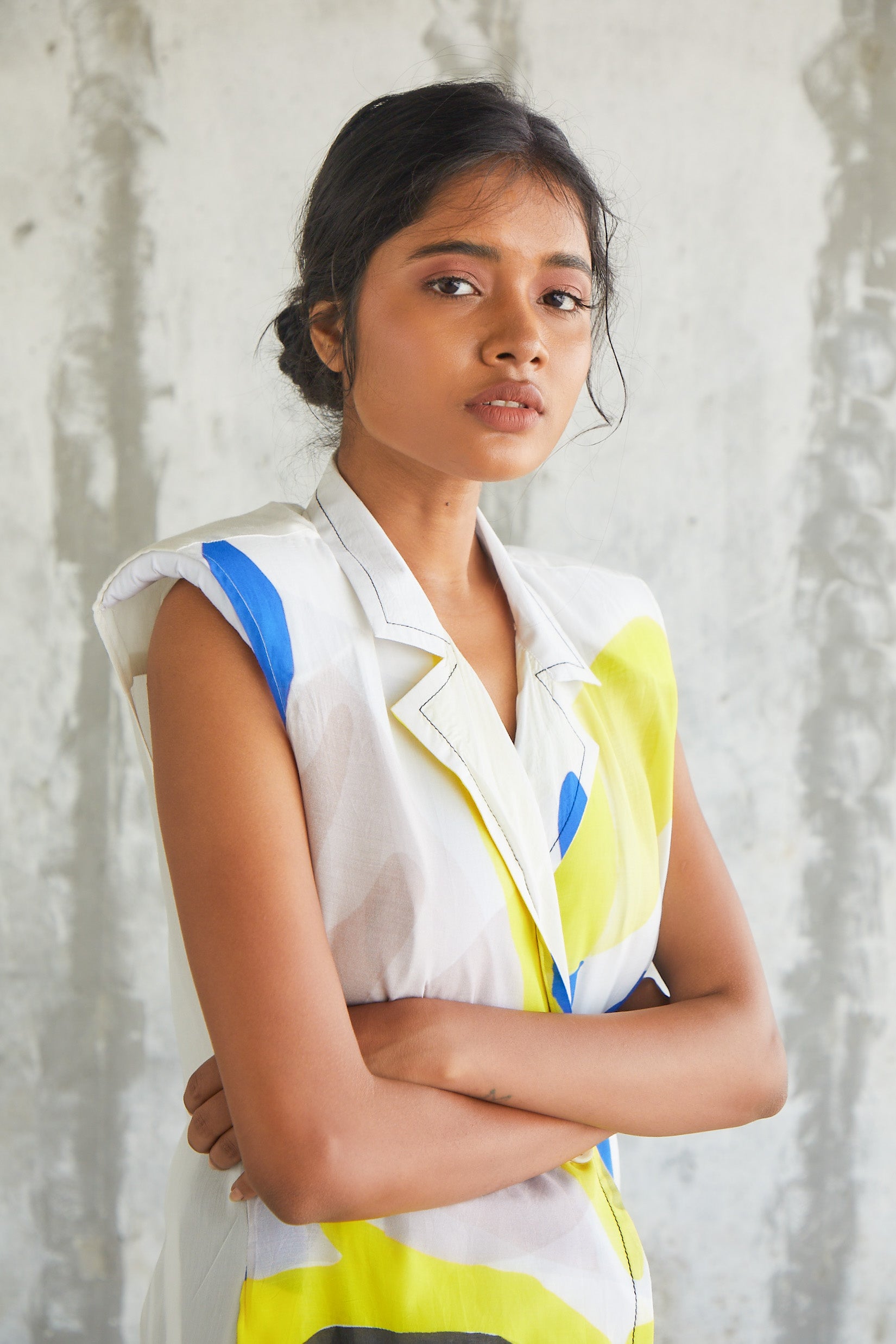 Glass Sleeveless Trench-BENNCH
