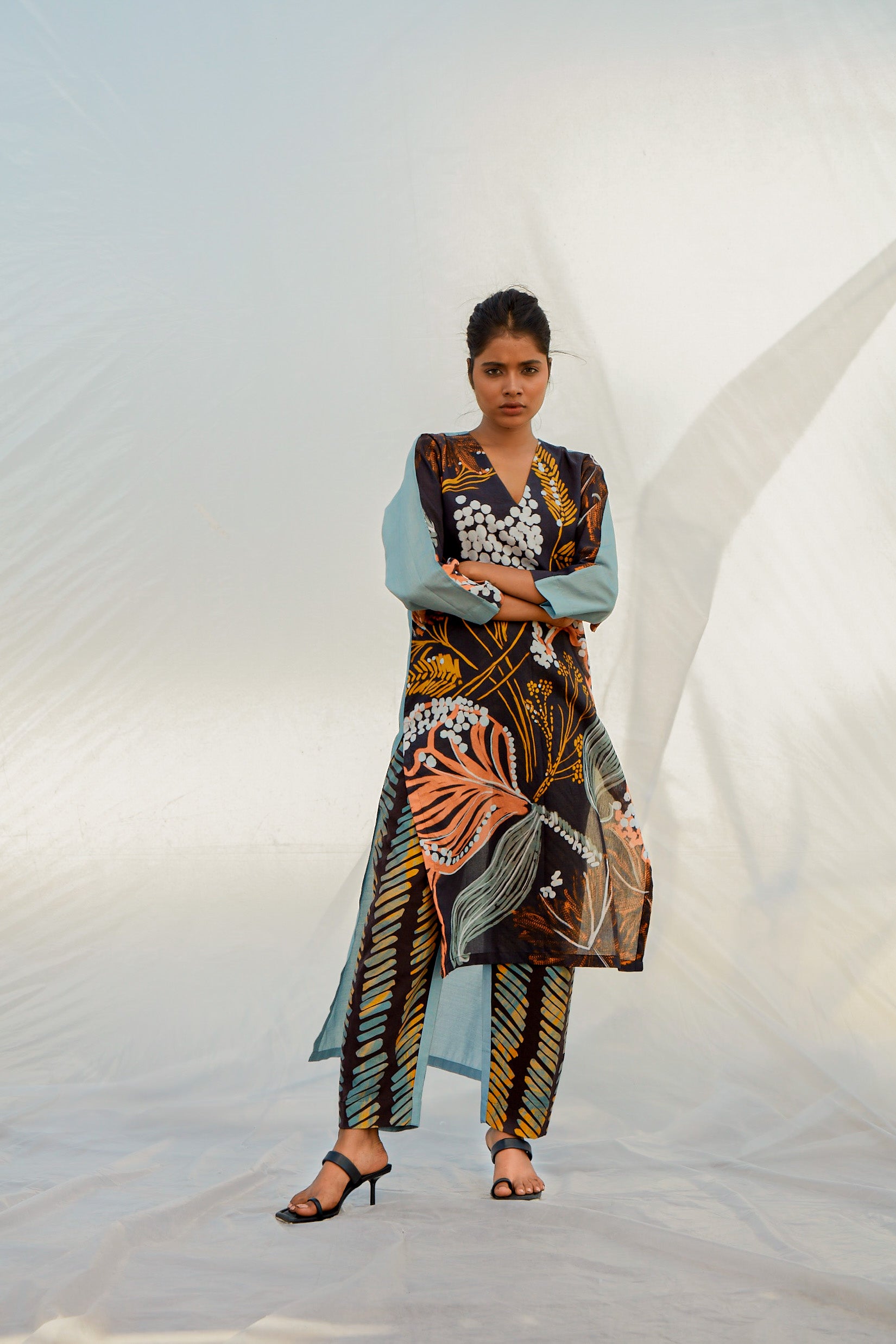 Pen Print Pants-BENNCH