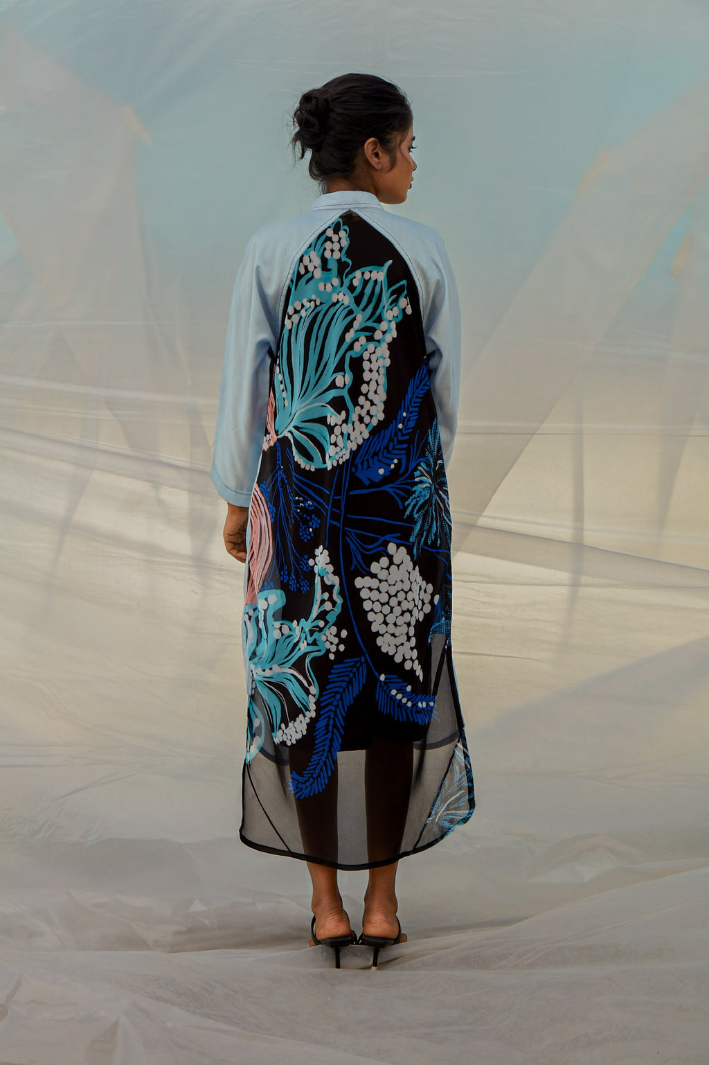 Sky Windowleaf Dress-BENNCH