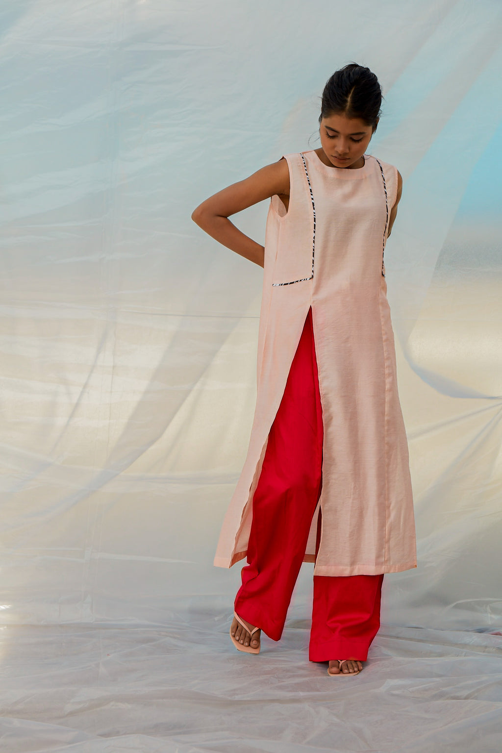 Solid Red Pants-BENNCH