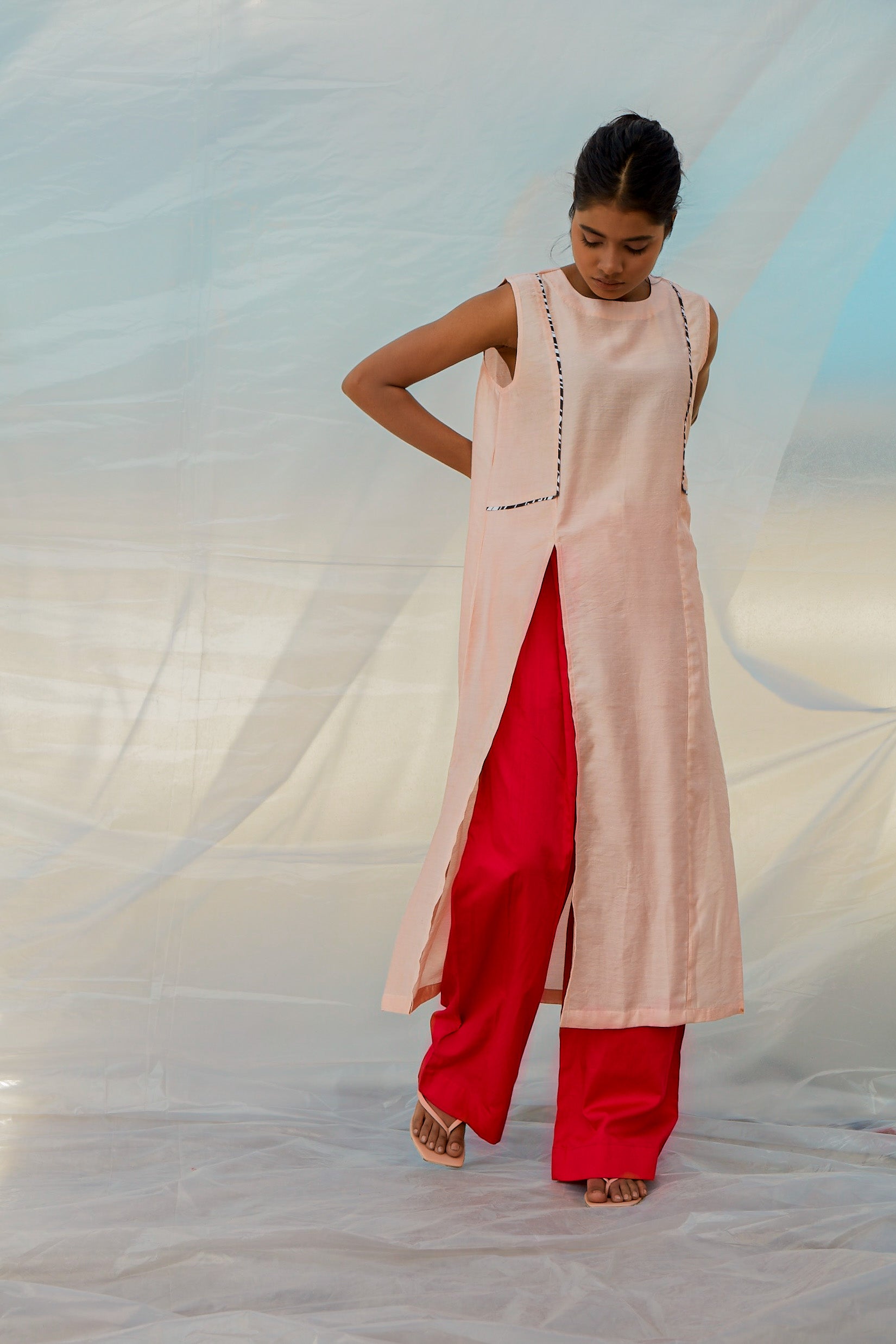 Solid Red Pants-BENNCH