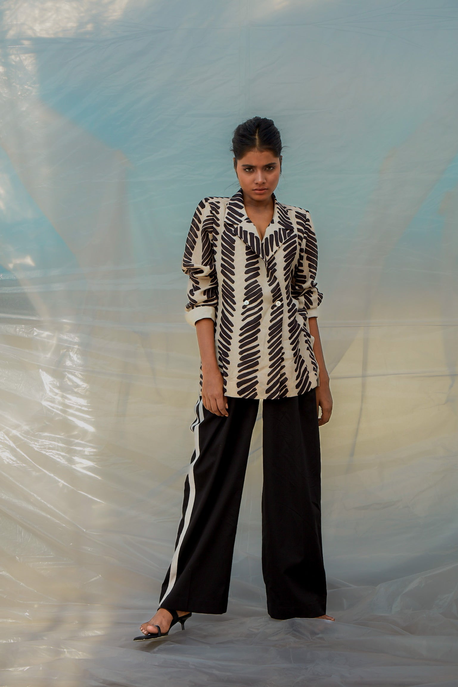 Mono Stroke Co-ord Set-BENNCH