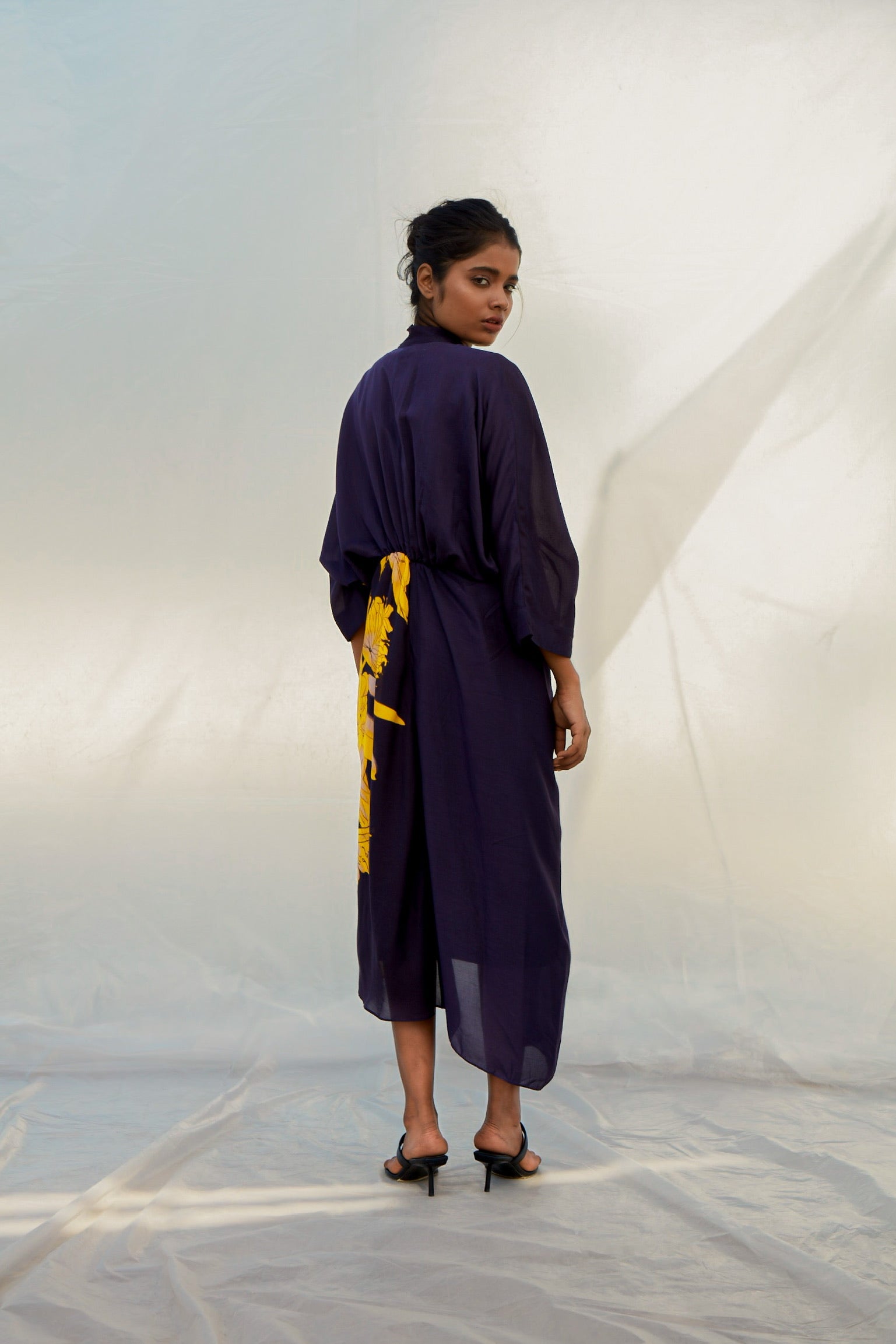 Navy Protea Dress-BENNCH