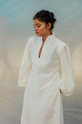 Mod Collar White Top-BENNCH